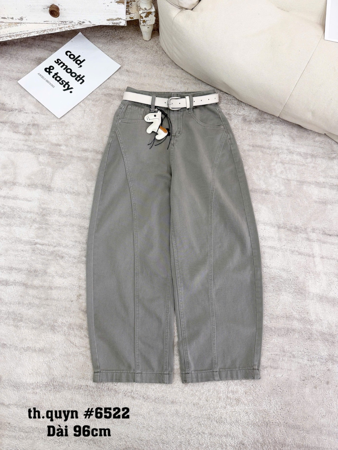 Q6522 Quần jean tag ngựa 96cm