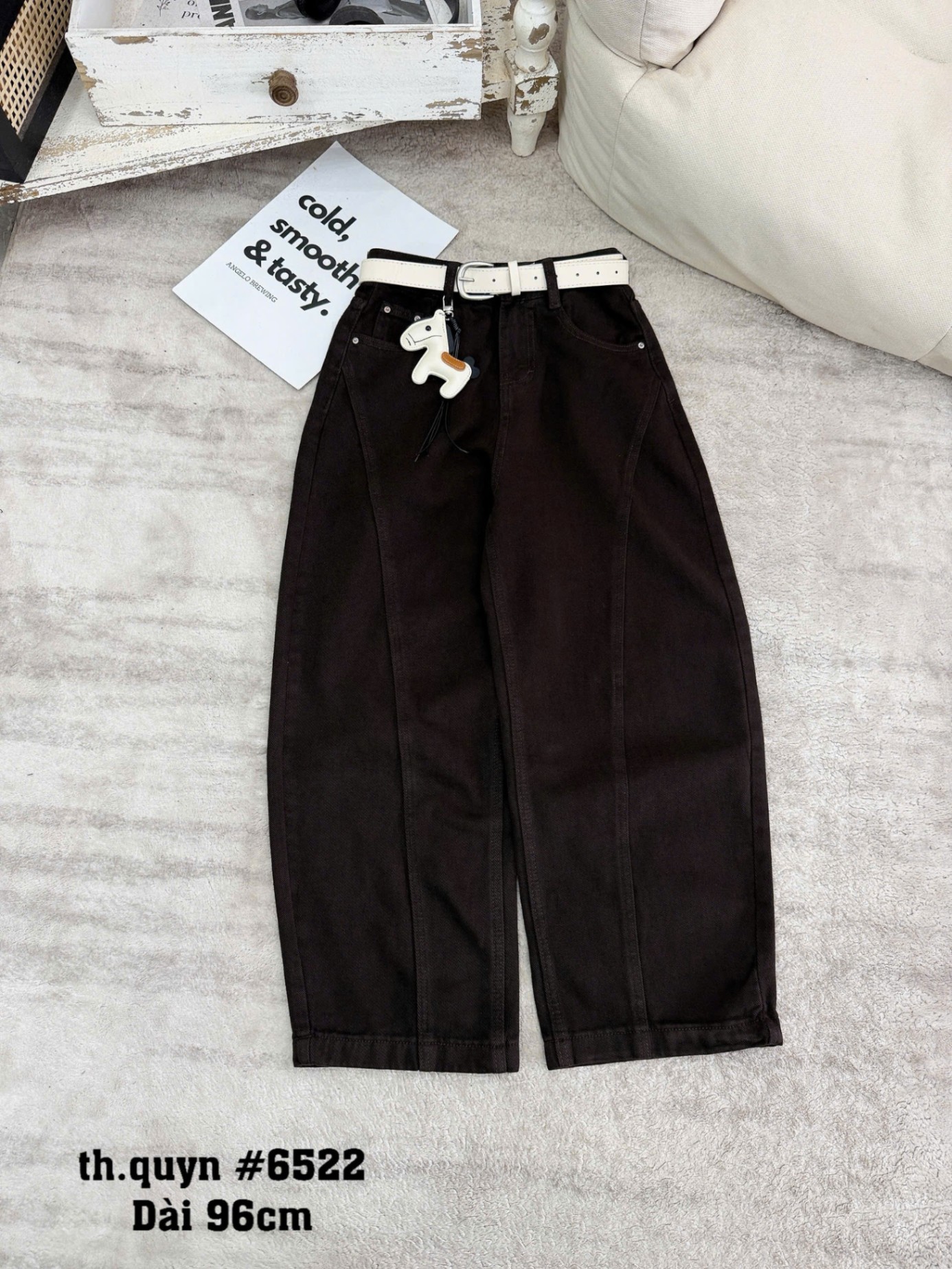Q6522 Quần jean tag ngựa 96cm