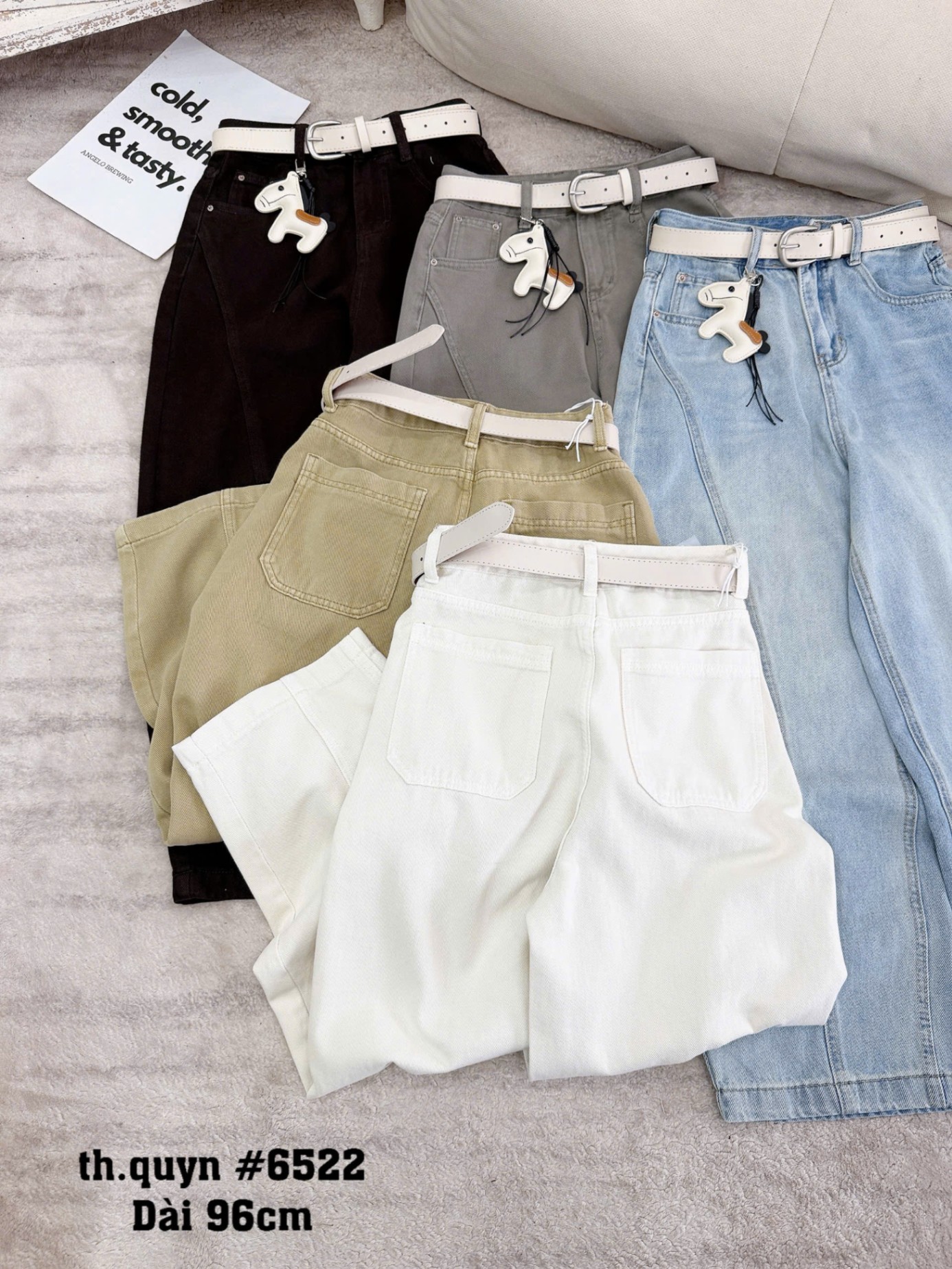 Q6522 Quần jean tag ngựa 96cm