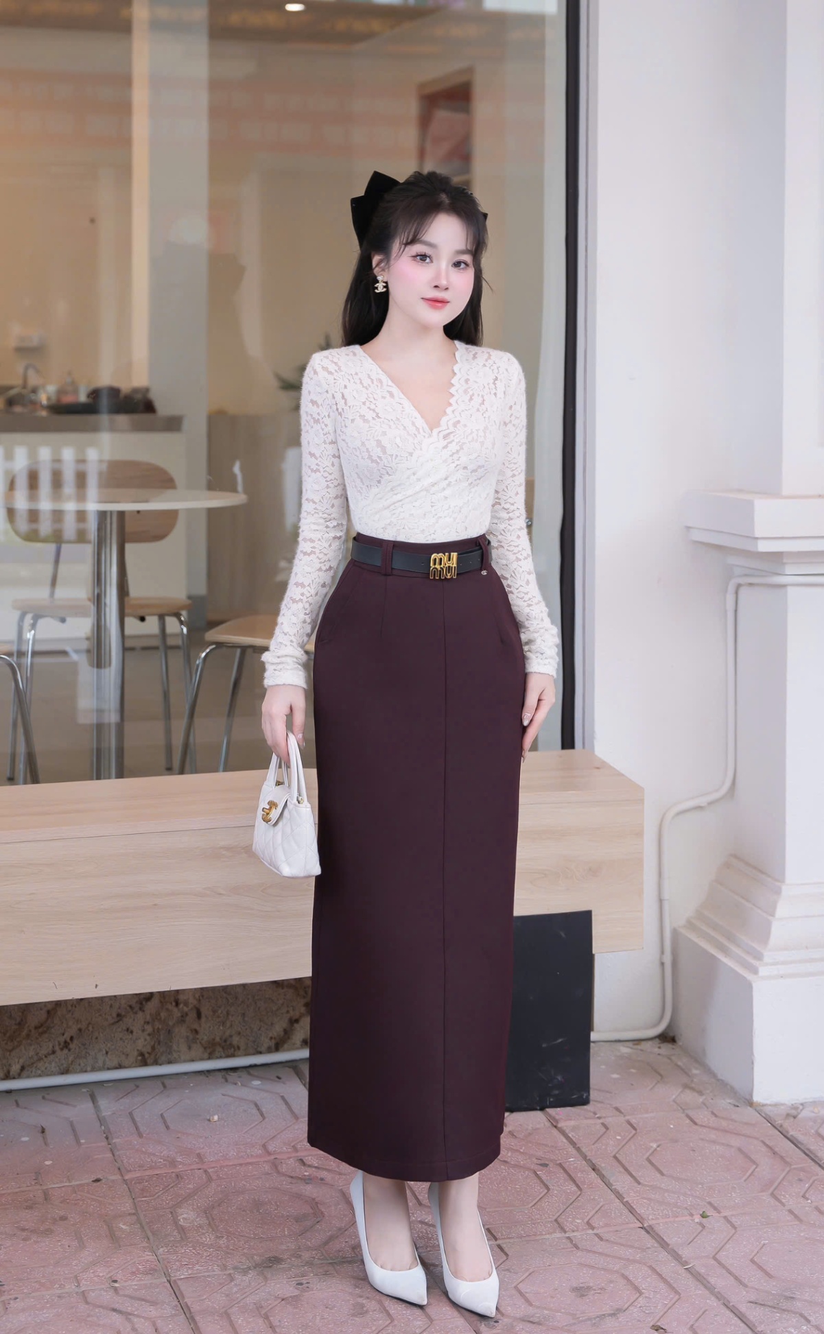 CV2263 cv xẻ sau 2 túi