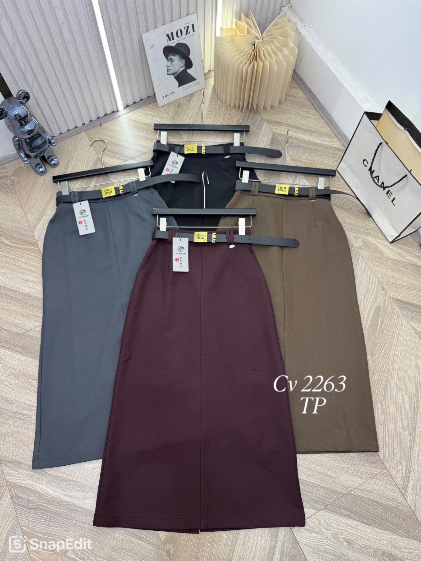 CV2263 cv xẻ sau 2 túi