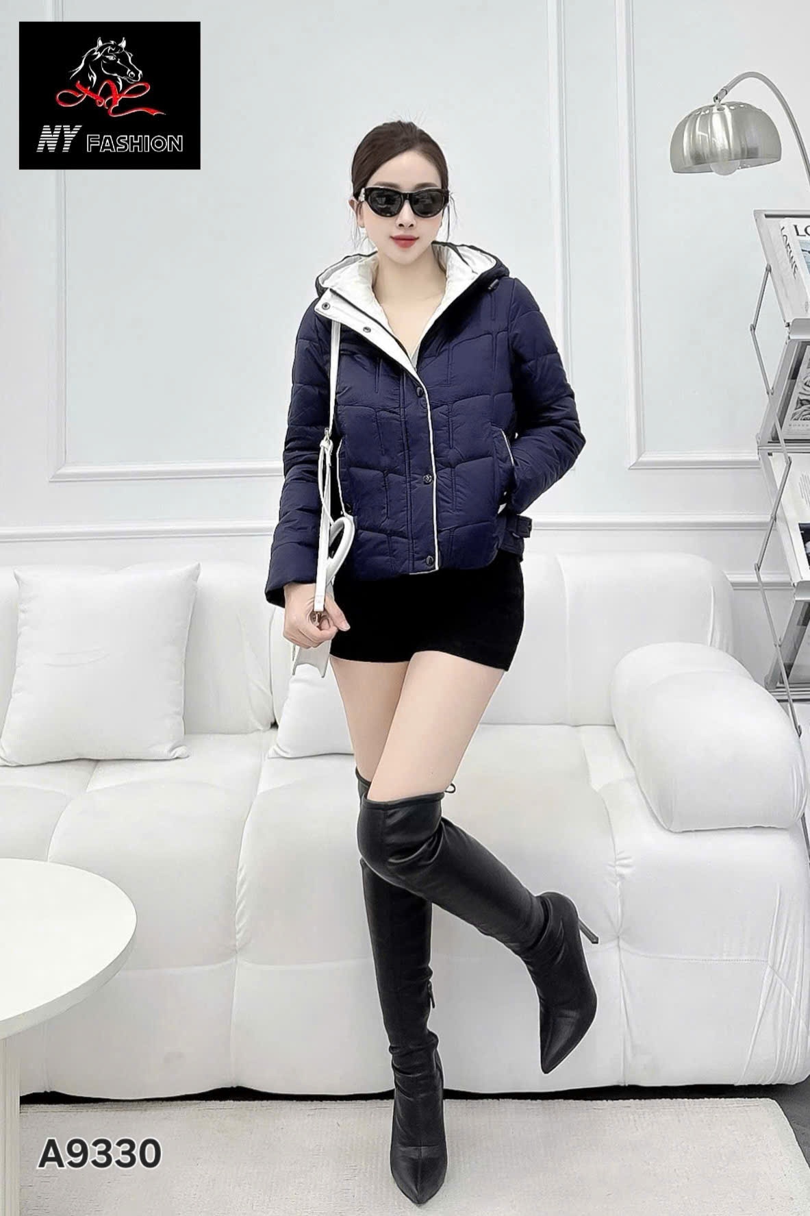 AP9330 áo phao mũ phối màu