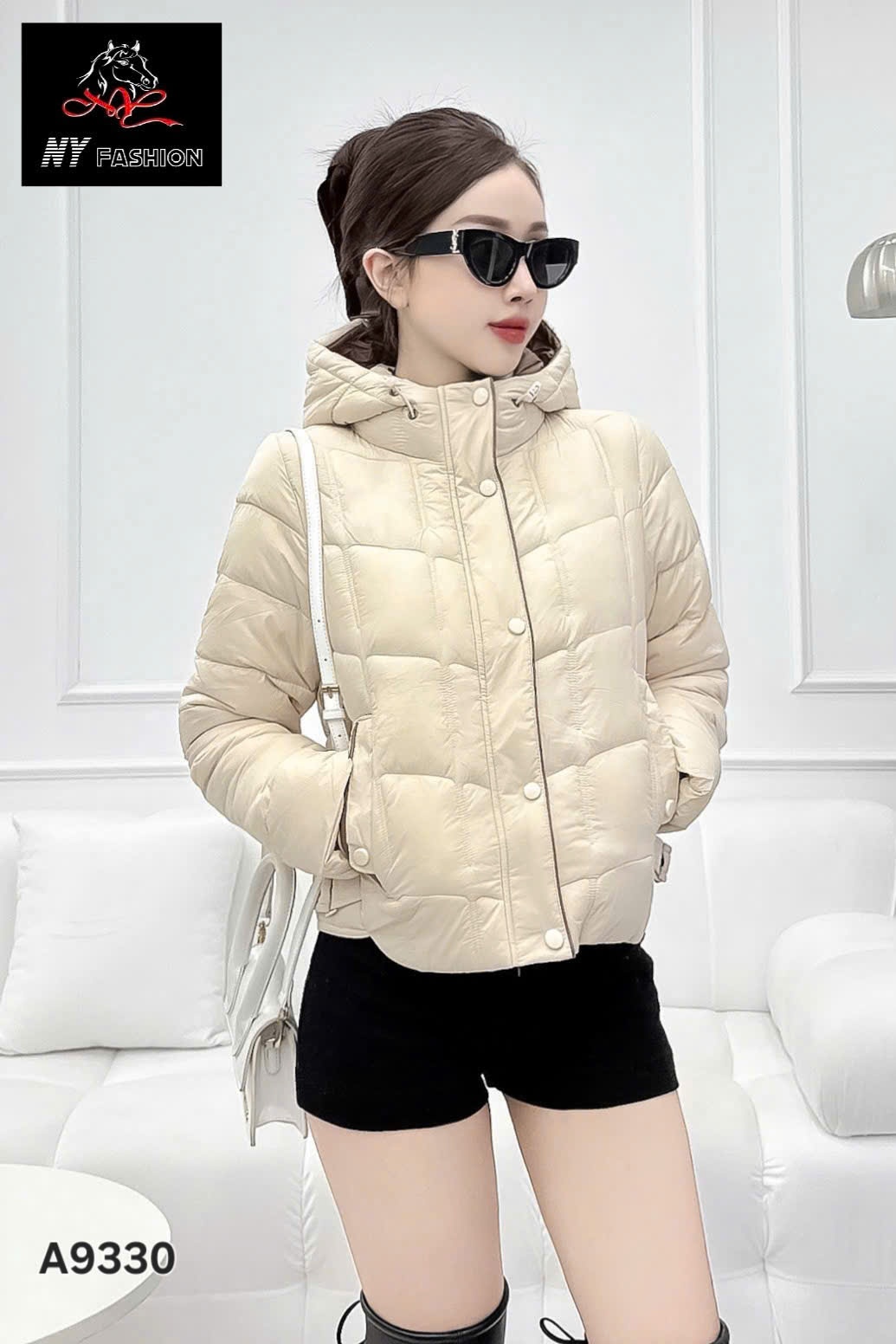 AP9330 áo phao mũ phối màu