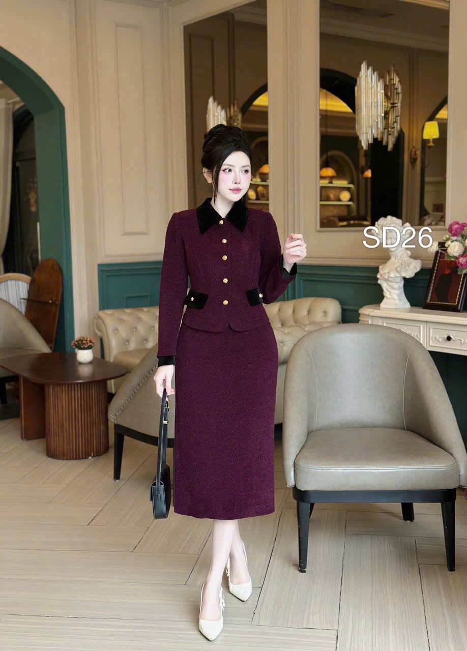 SD26 set dạ cổ phối