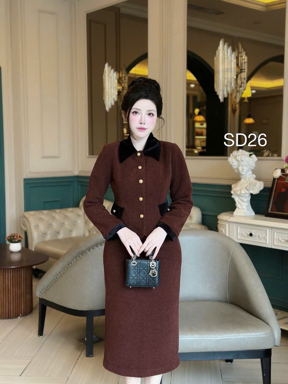 SD26 set dạ cổ phối