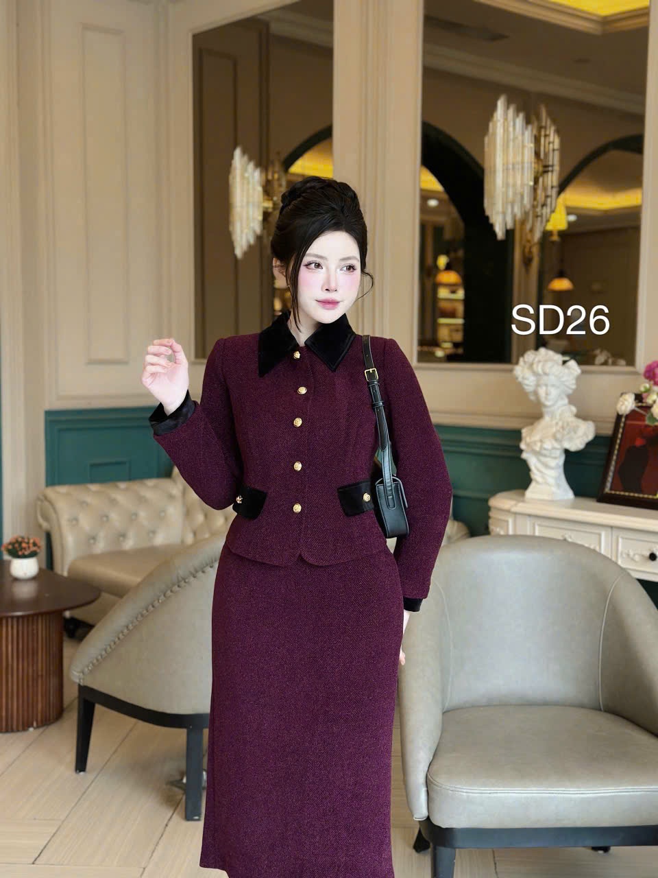 SD26 set dạ cổ phối