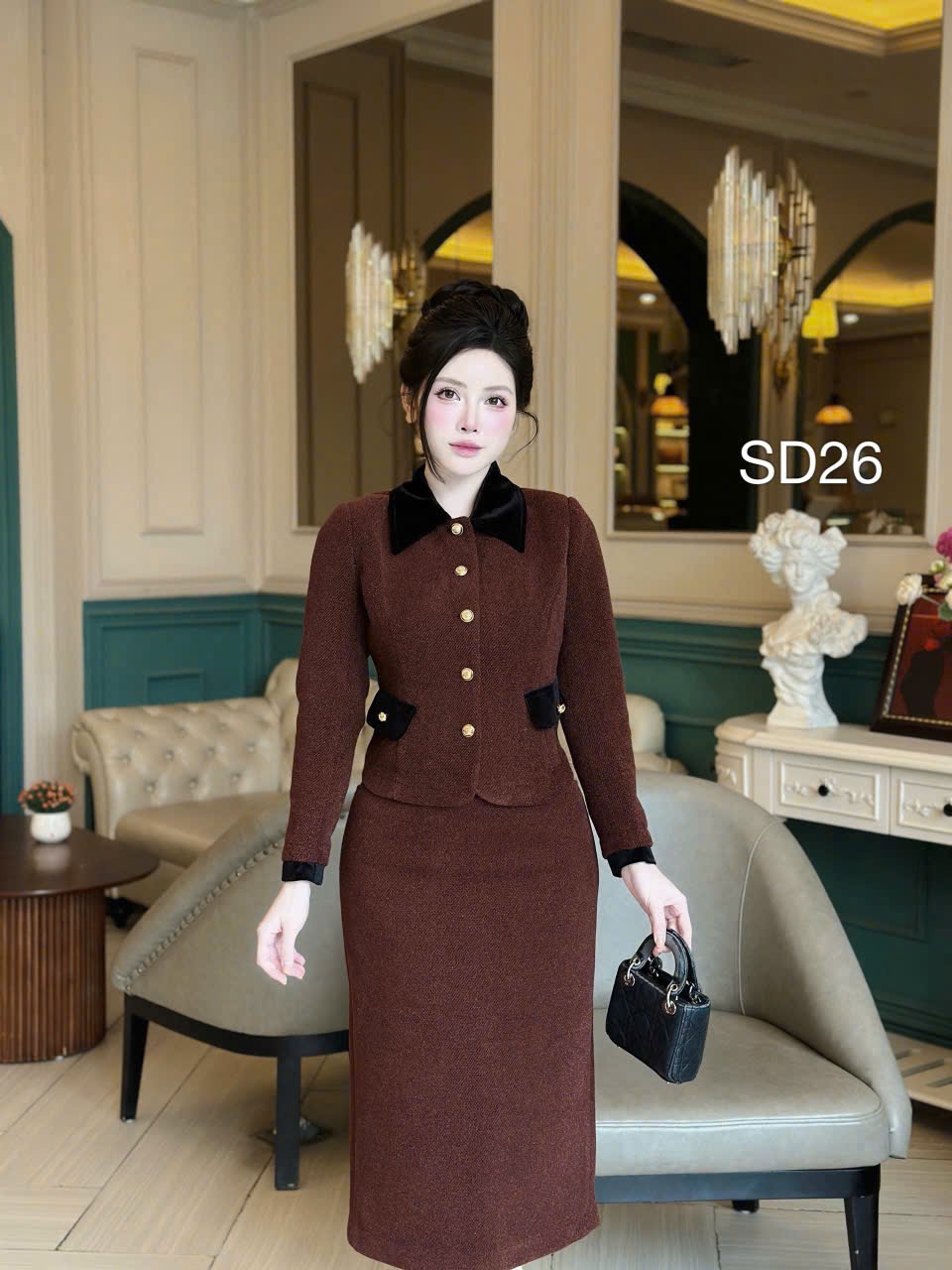 SD26 set dạ cổ phối