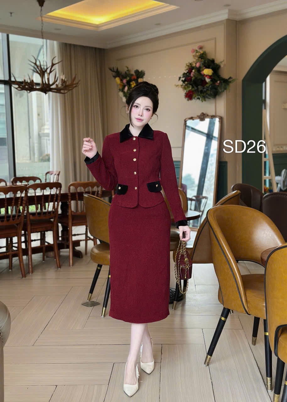 SD26 set dạ cổ phối