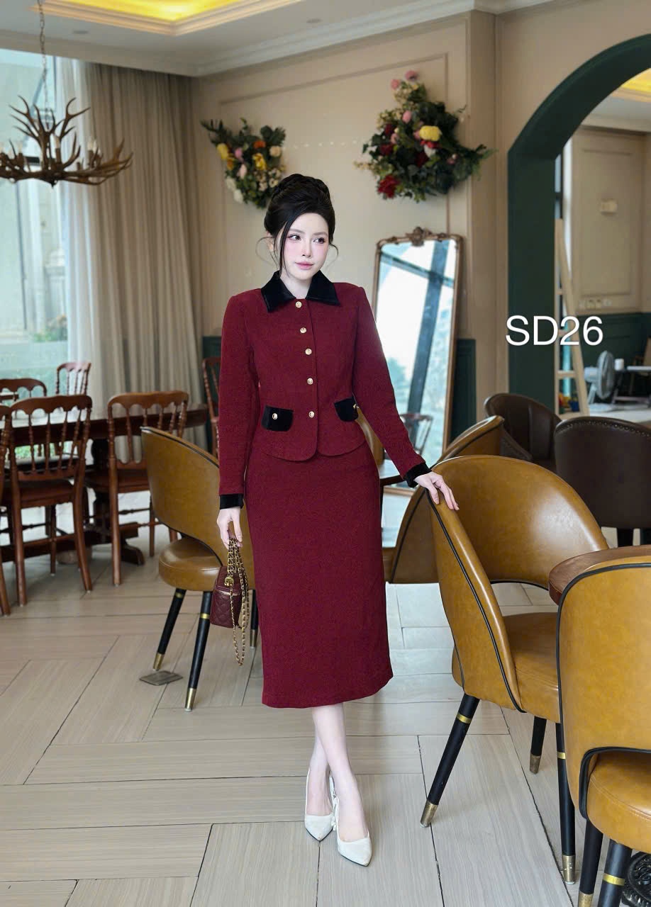 SD26 set dạ cổ phối