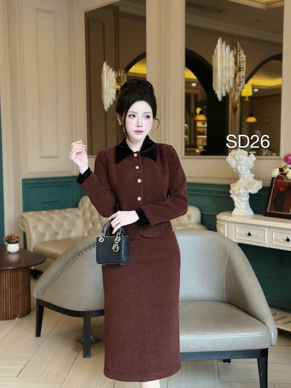 SD26 set dạ cổ phối