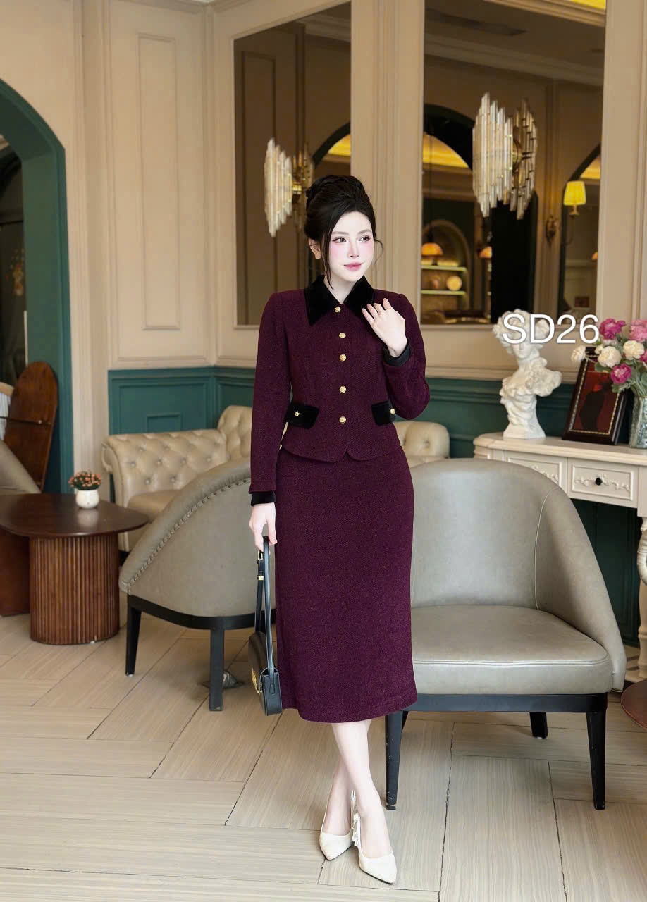 SD26 set dạ cổ phối