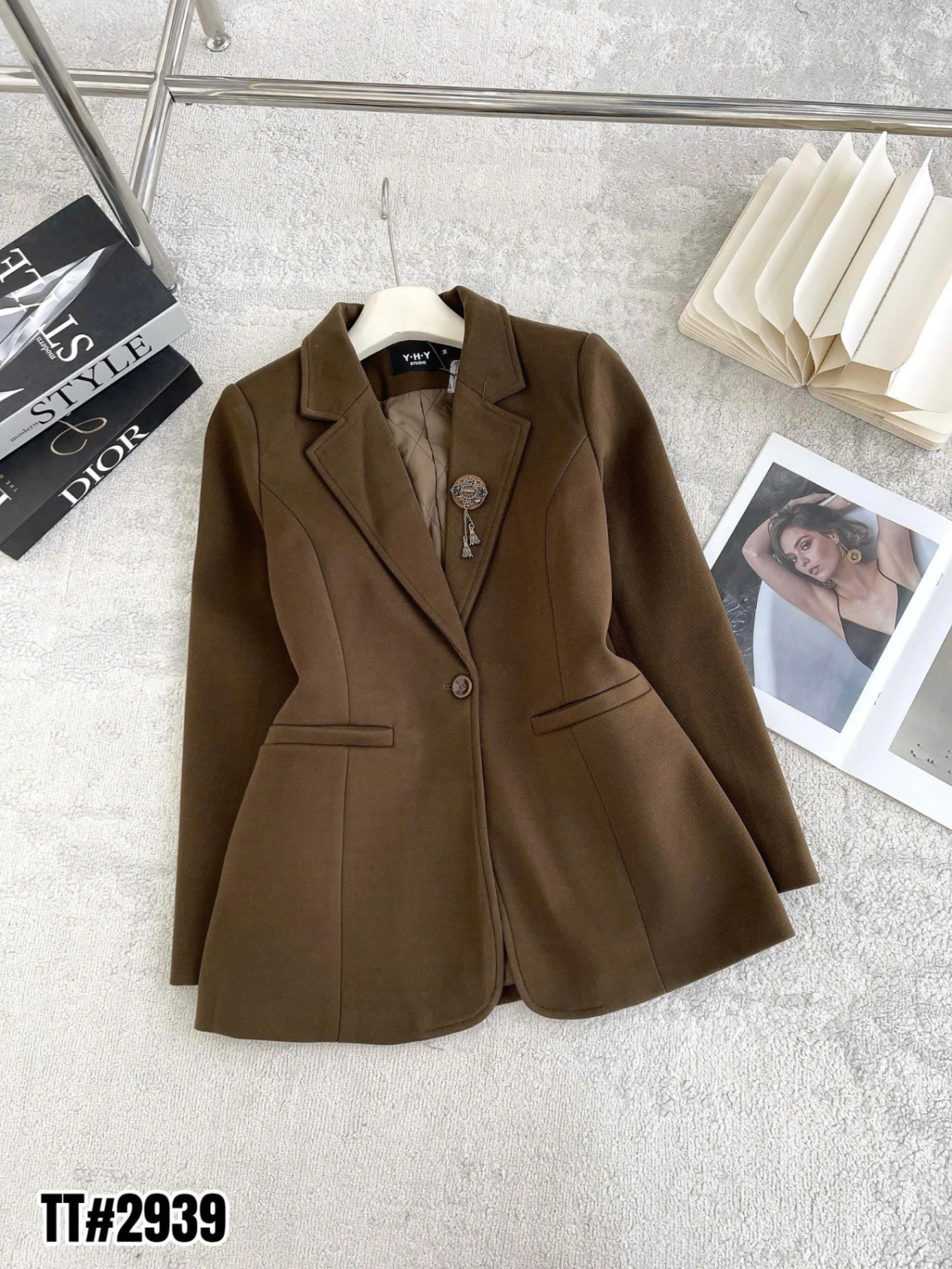 AV2939 vest dạ QCCC trần trám
