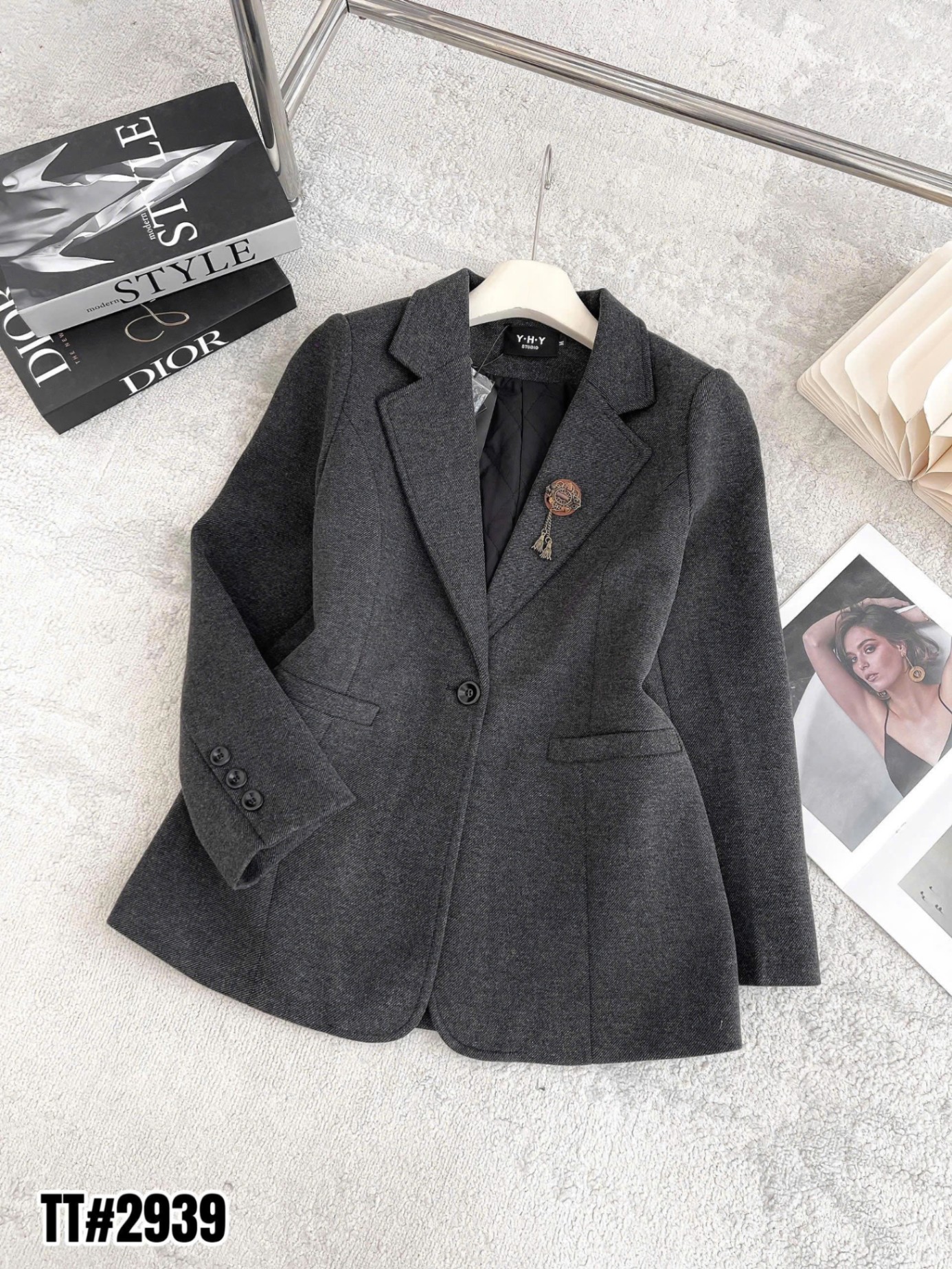 AV2939 vest dạ QCCC trần trám