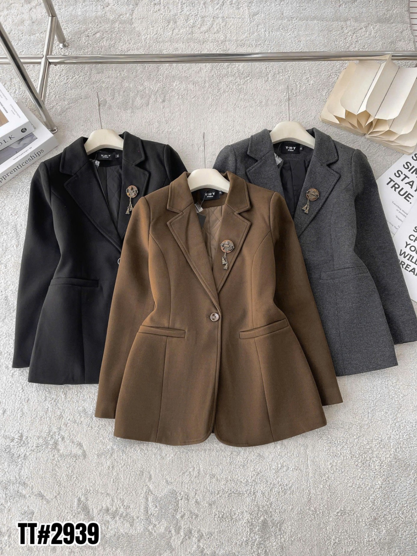 AV2939 vest dạ QCCC trần trám