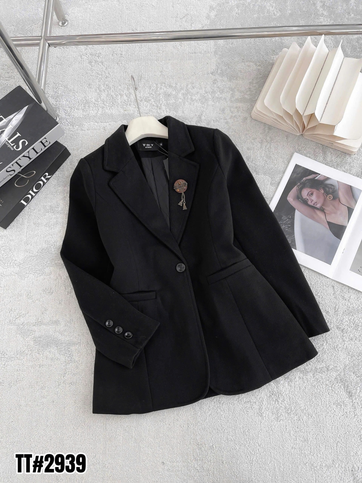 AV2939 vest dạ QCCC trần trám