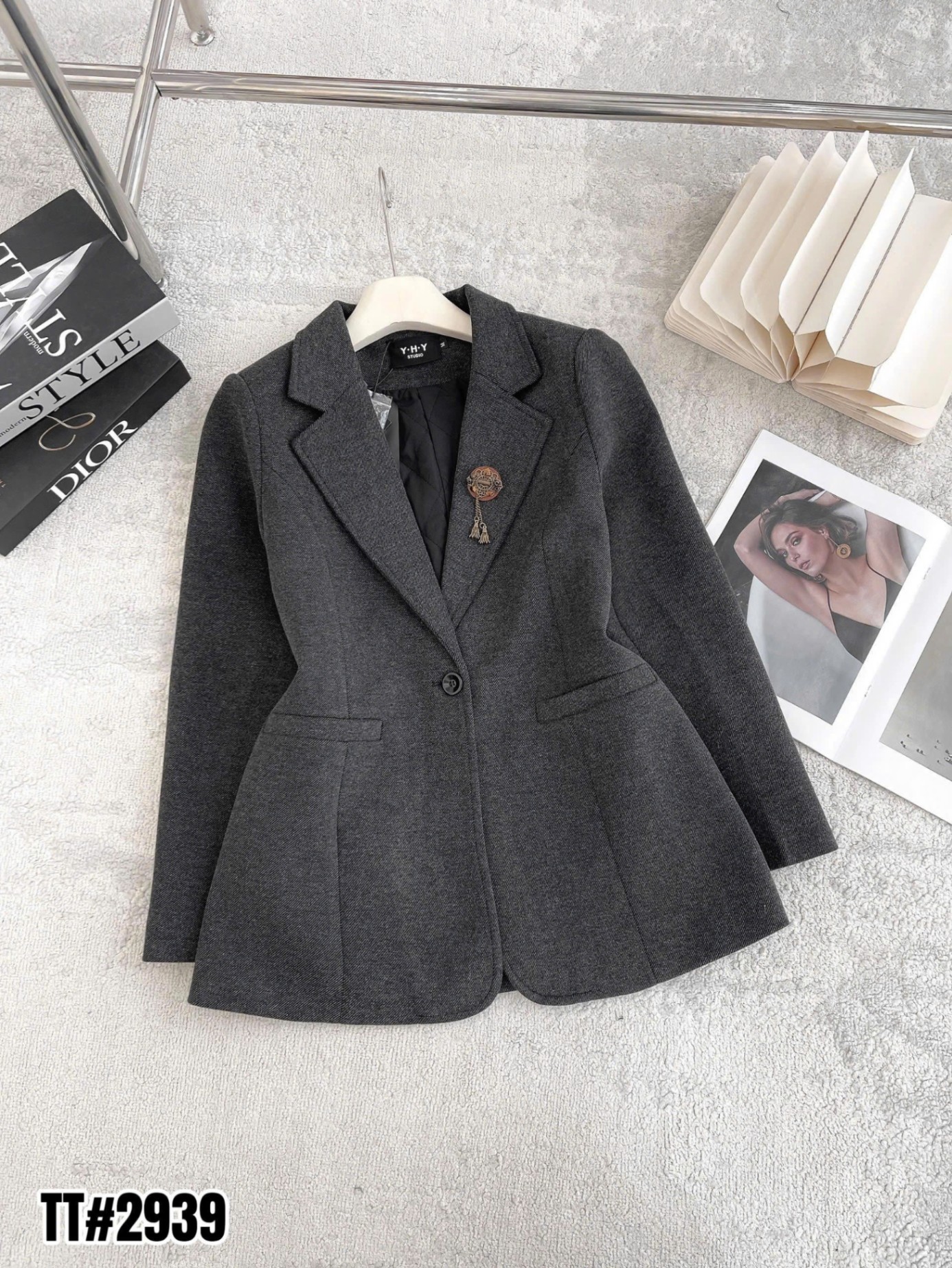 AV2939 vest dạ QCCC trần trám