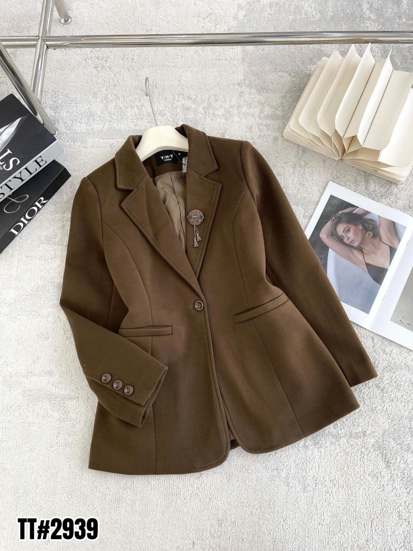 AV2939 vest dạ QCCC trần trám