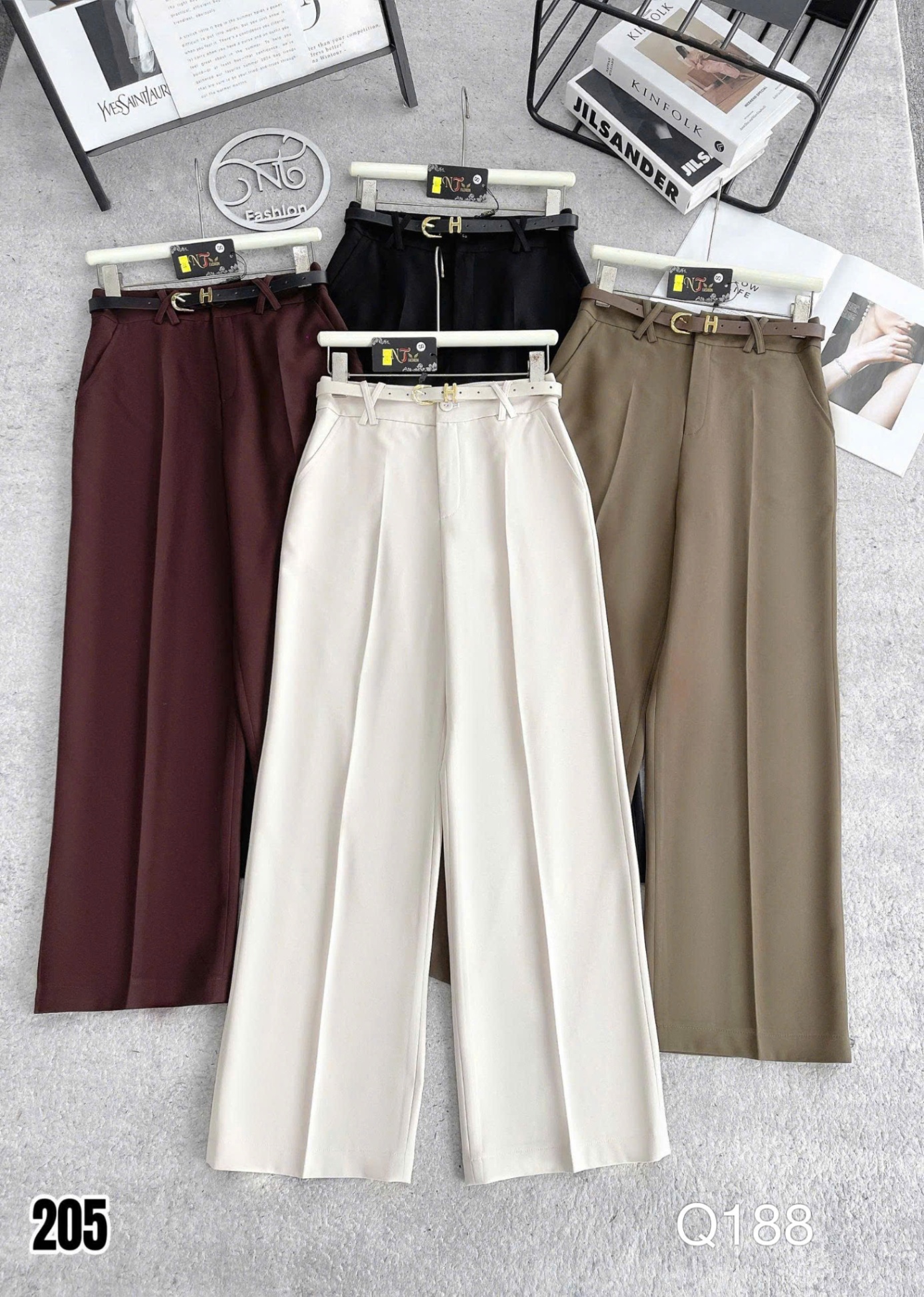 Q188 Quần xuông đai H