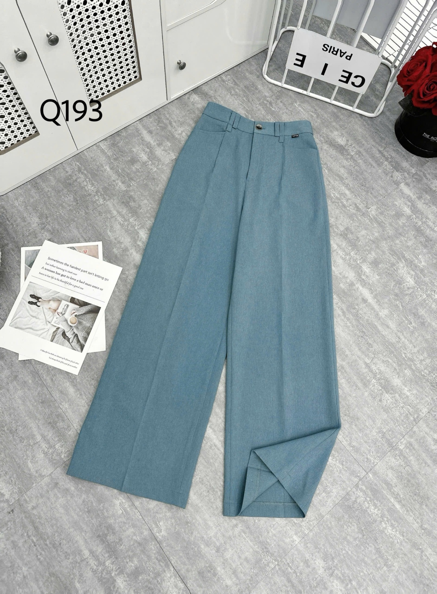 Q193 Quần xuông đỉa đôi dài 100cm
