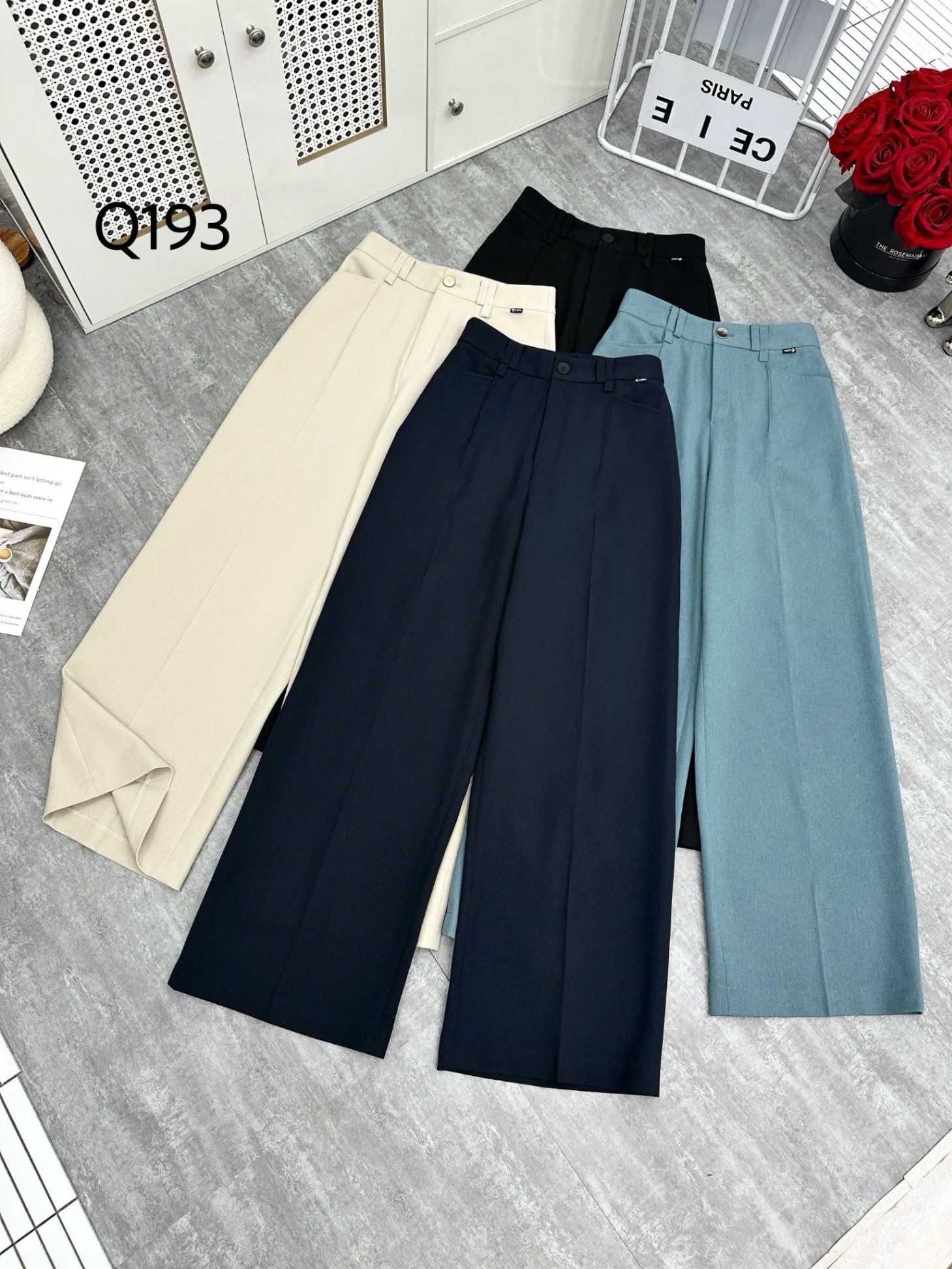 Q193 Quần xuông đỉa đôi dài 100cm