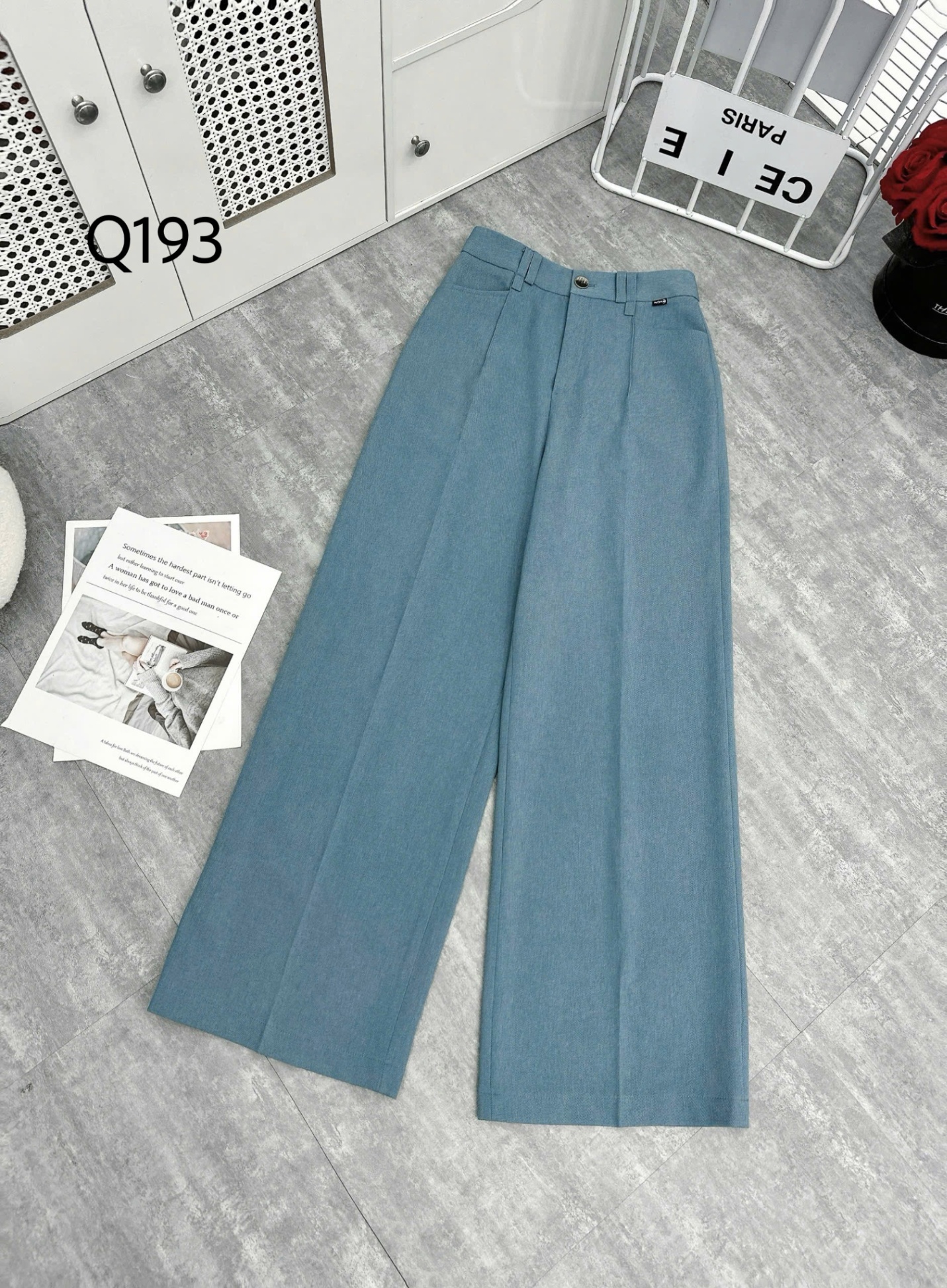 Q193 Quần xuông đỉa đôi dài 100cm