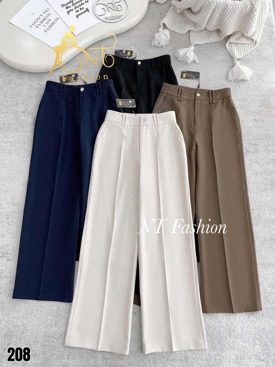 Q196 Quần xuông đỉa đôi