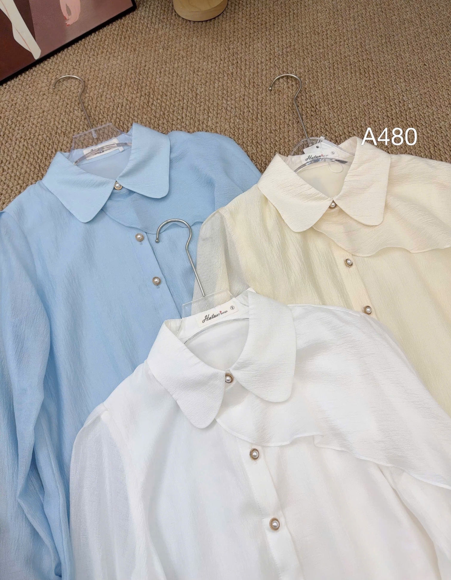 A480 áo phối bèo tay