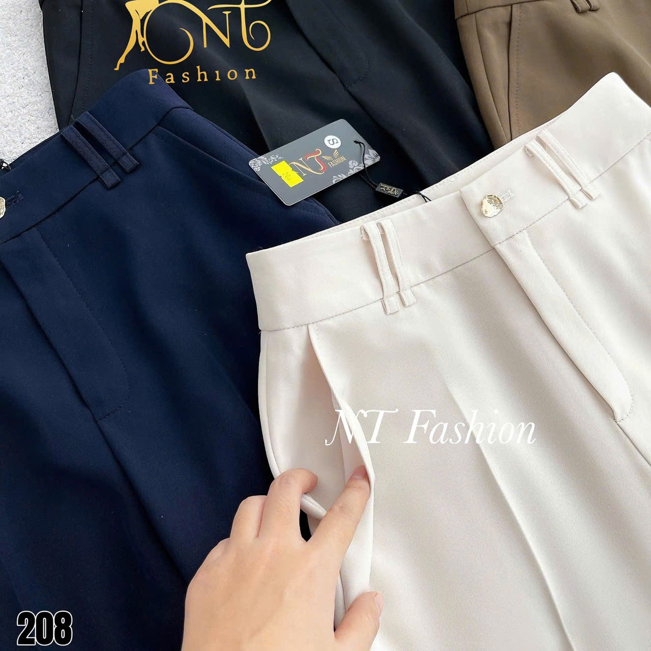 Q196 Quần xuông đỉa đôi