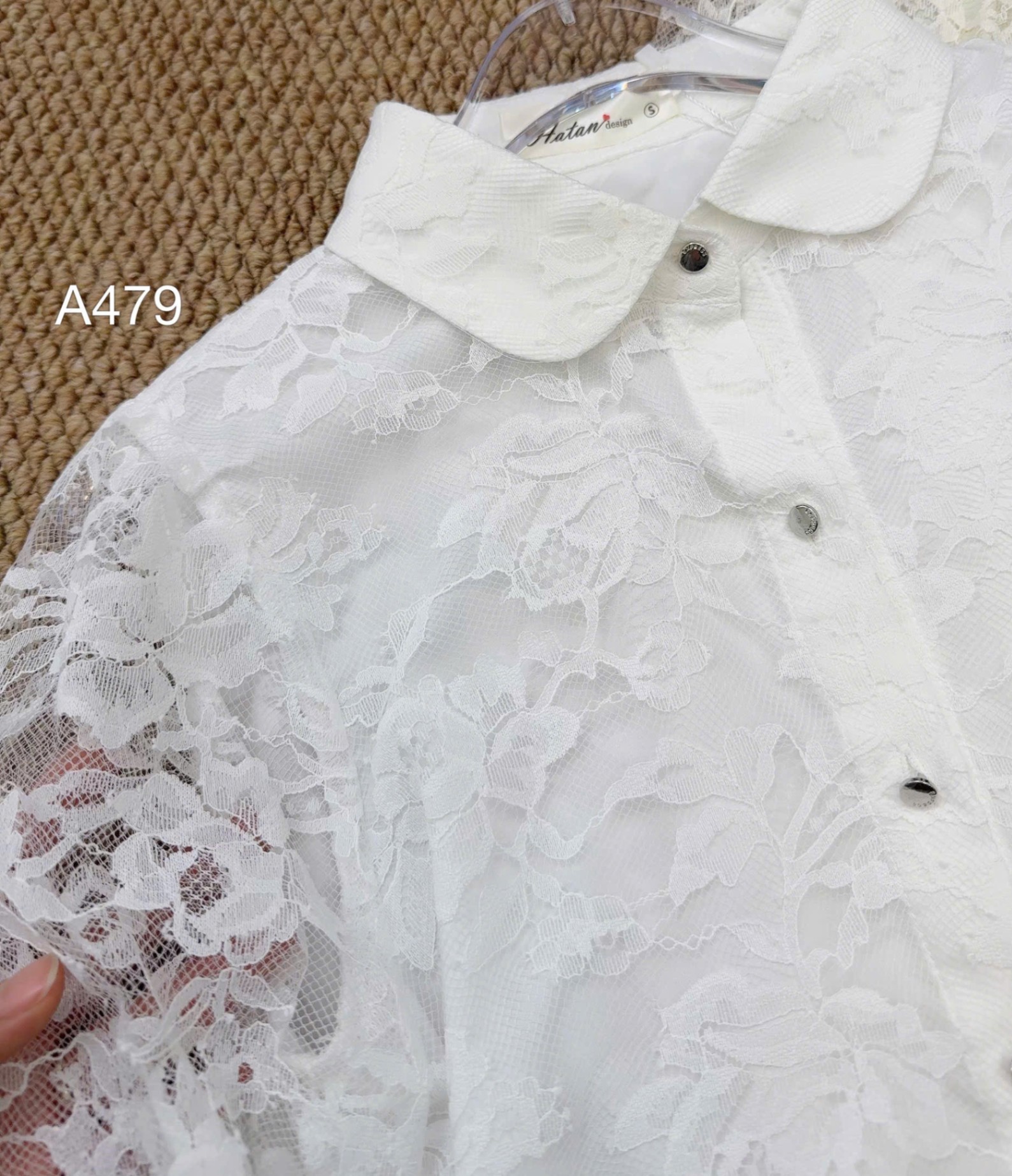 A479 áo ren cổ sen