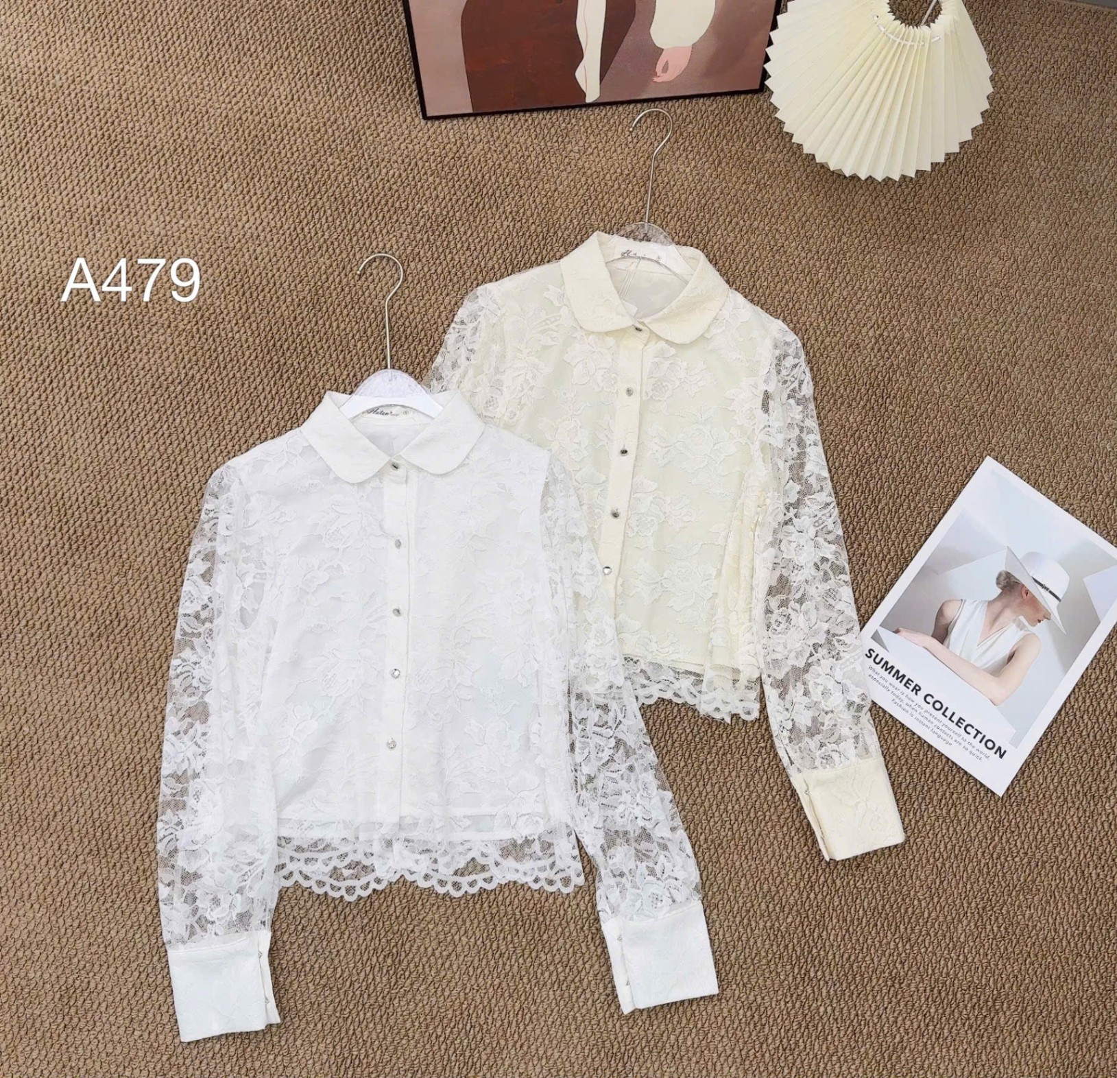 A479 áo ren cổ sen