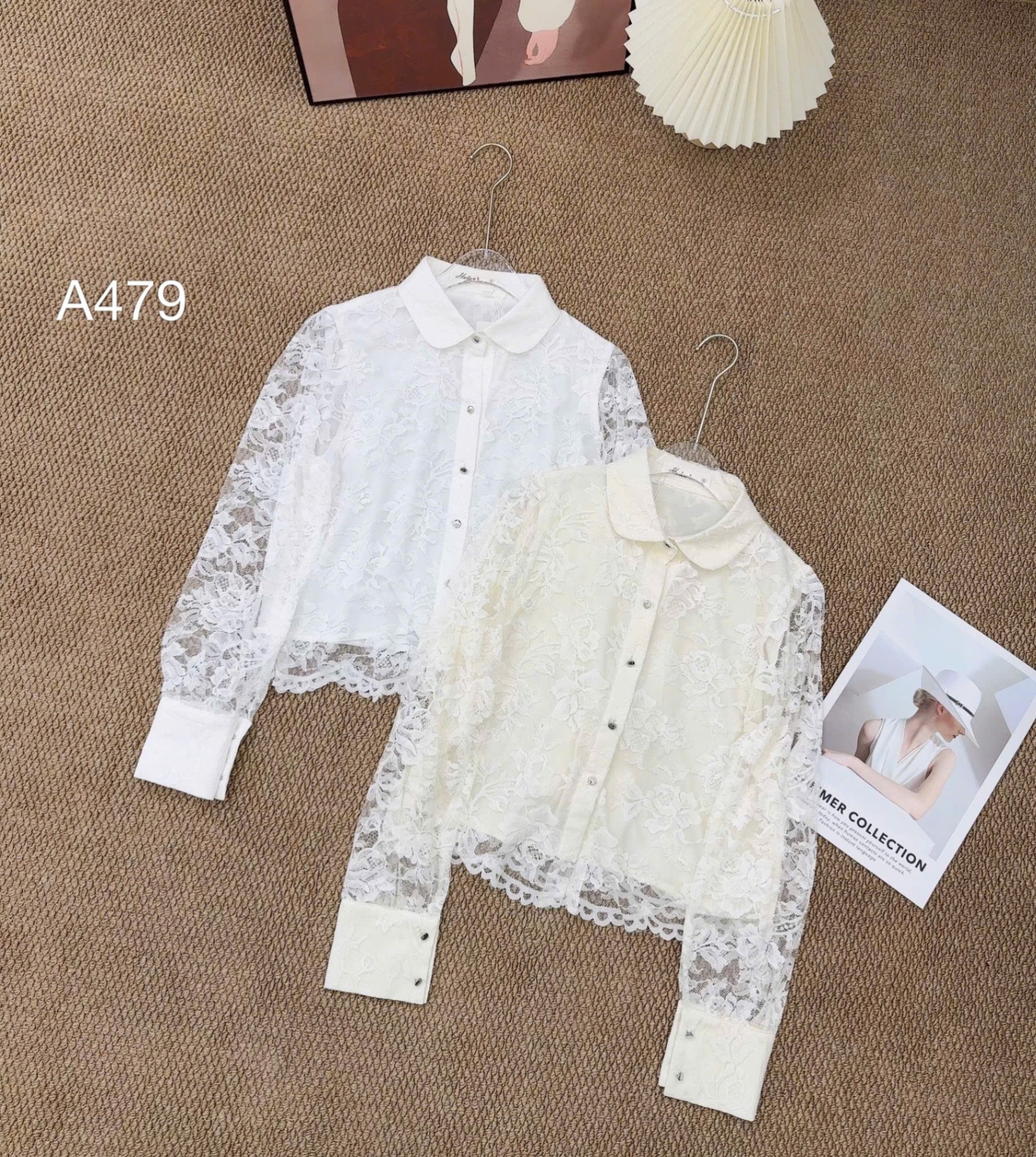 A479 áo ren cổ sen