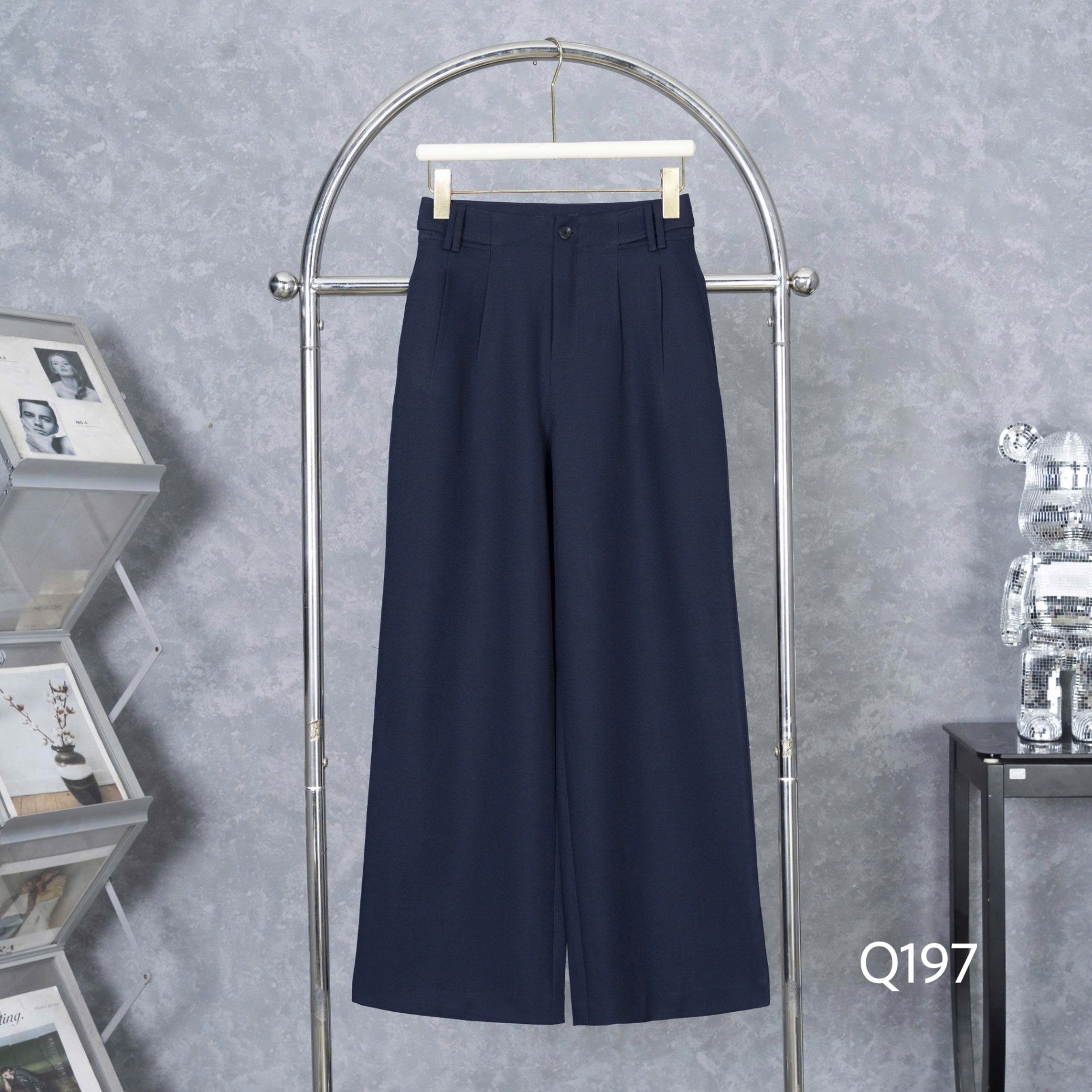 Q197 Quần xuông 1 cúc cạp đôi