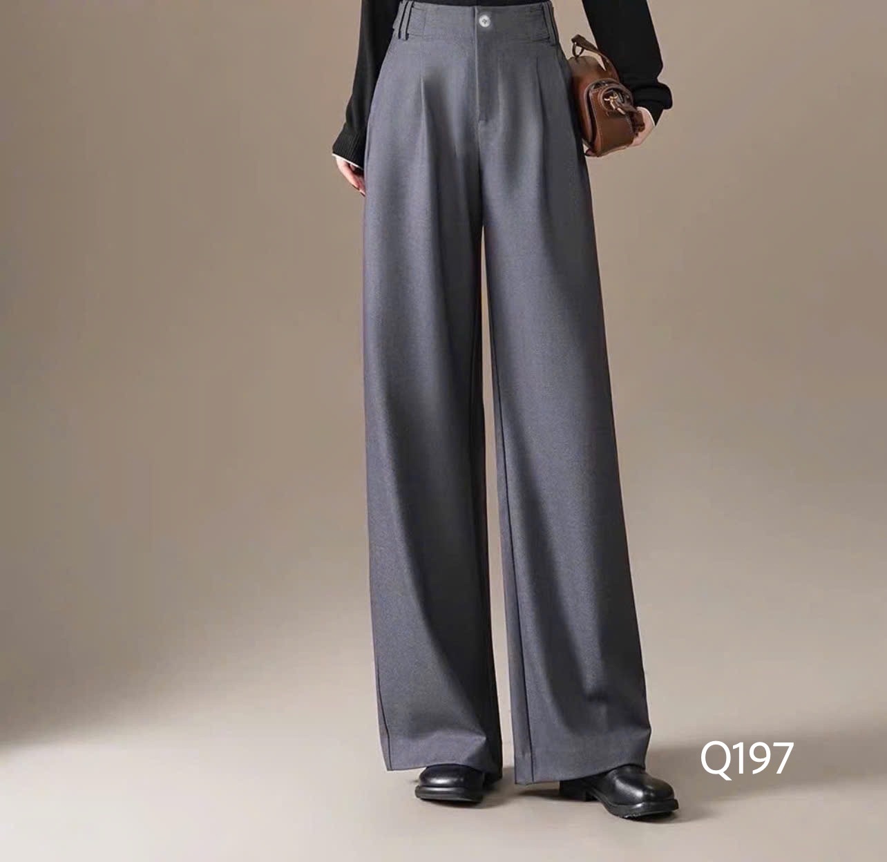 Q197 Quần xuông 1 cúc cạp đôi