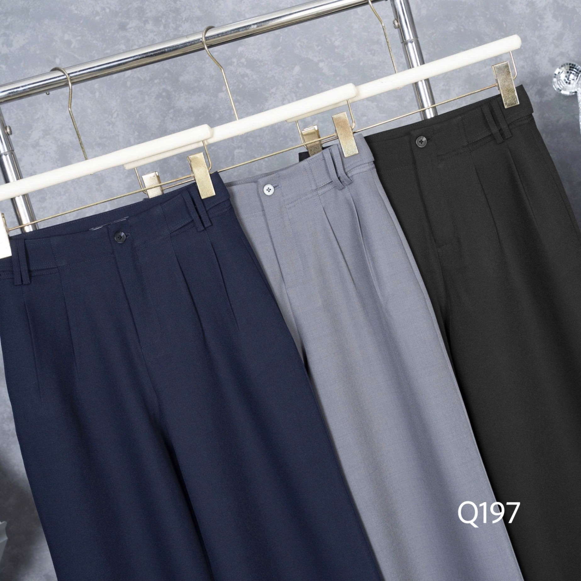 Q197 Quần xuông 1 cúc cạp đôi