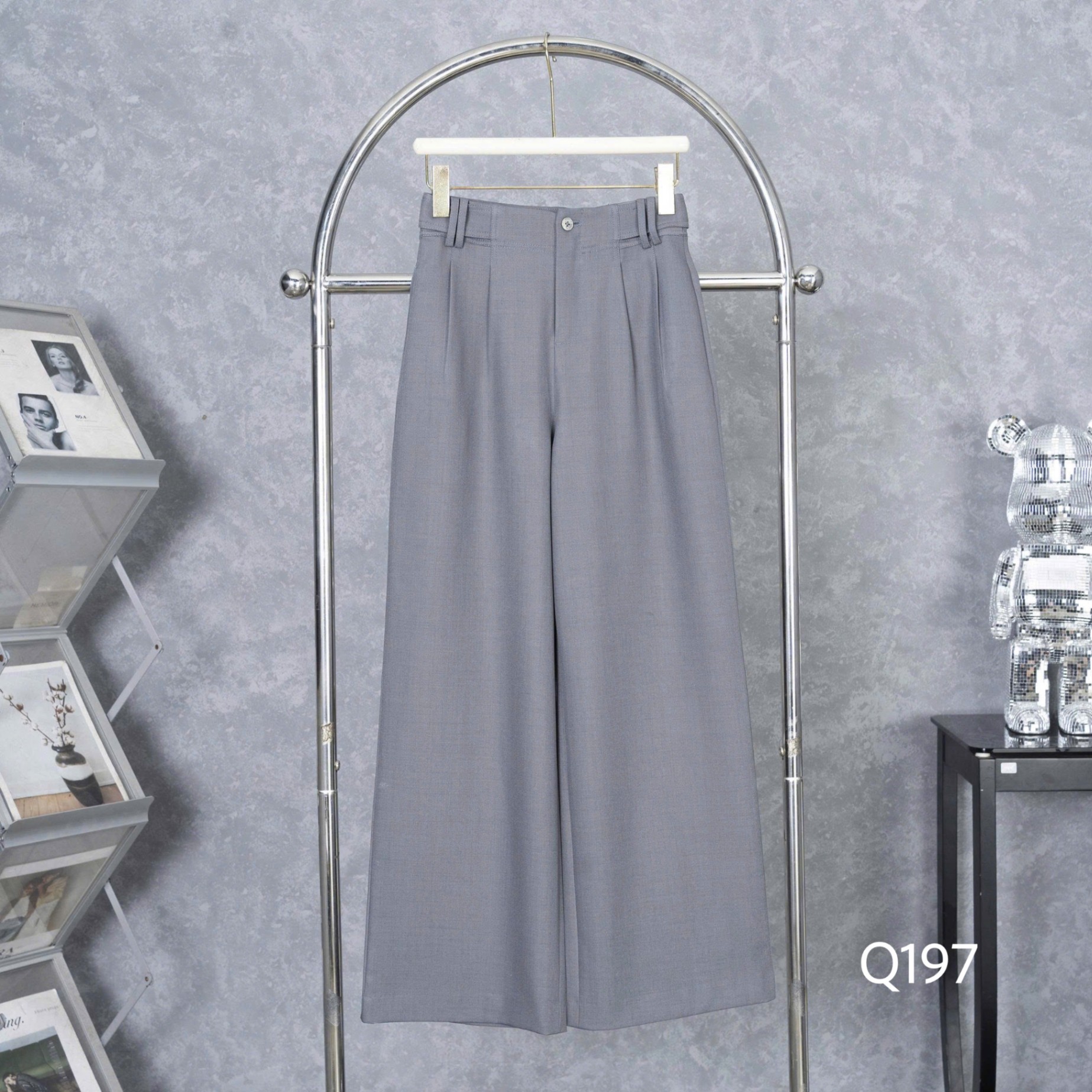 Q197 Quần xuông 1 cúc cạp đôi
