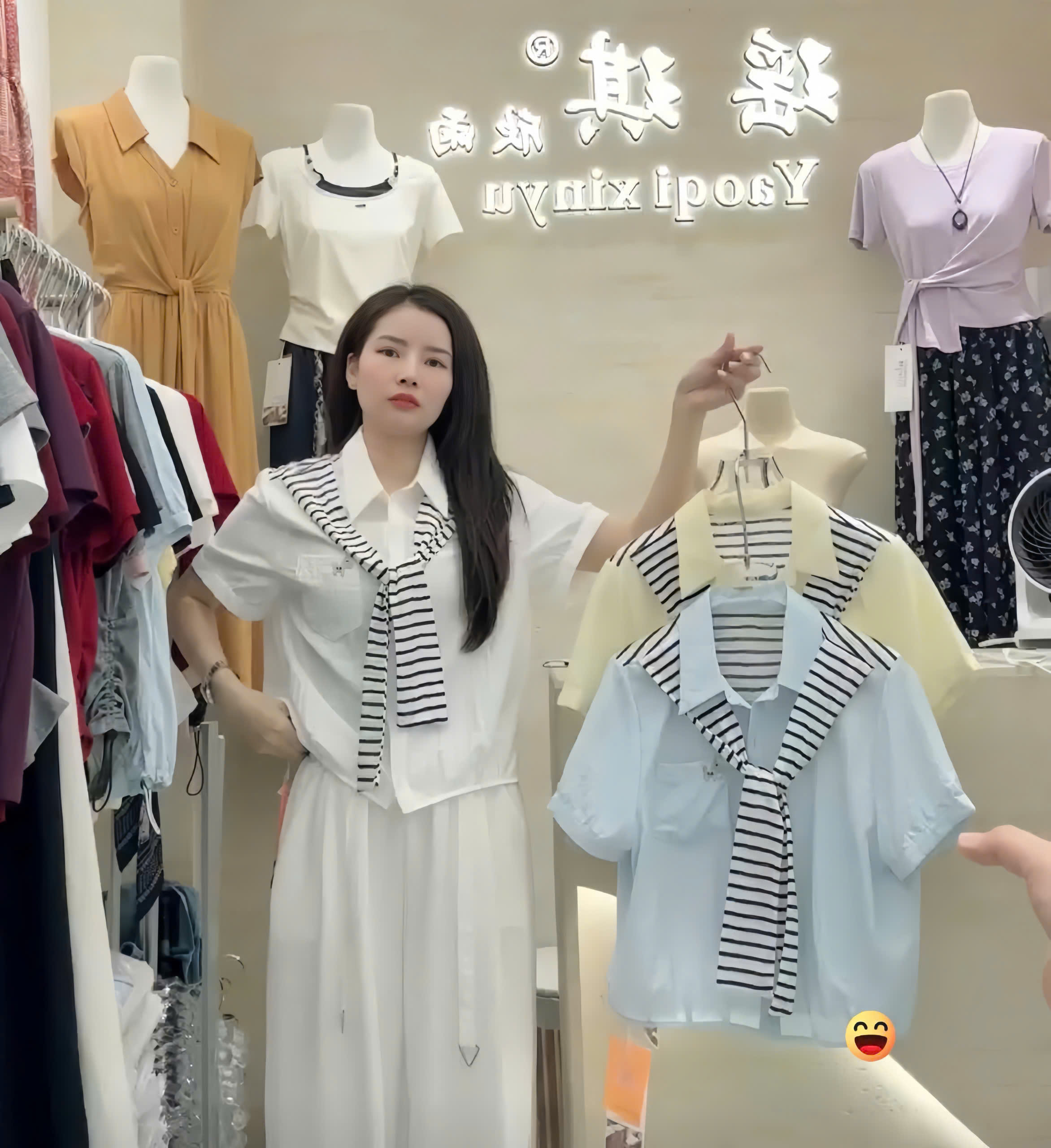A2622 áo sơ mi thủy thủ