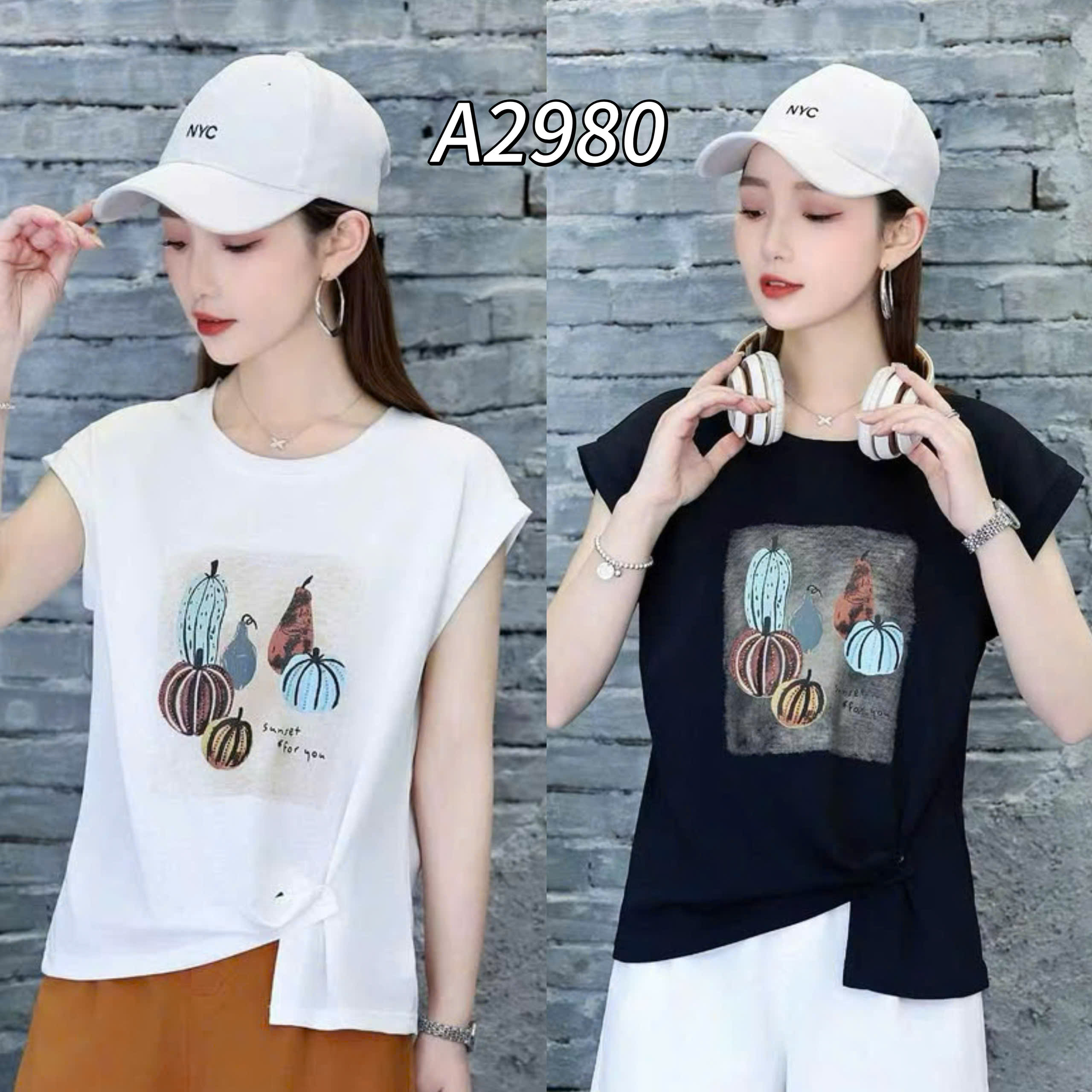 A2980 Áo phông quả bí