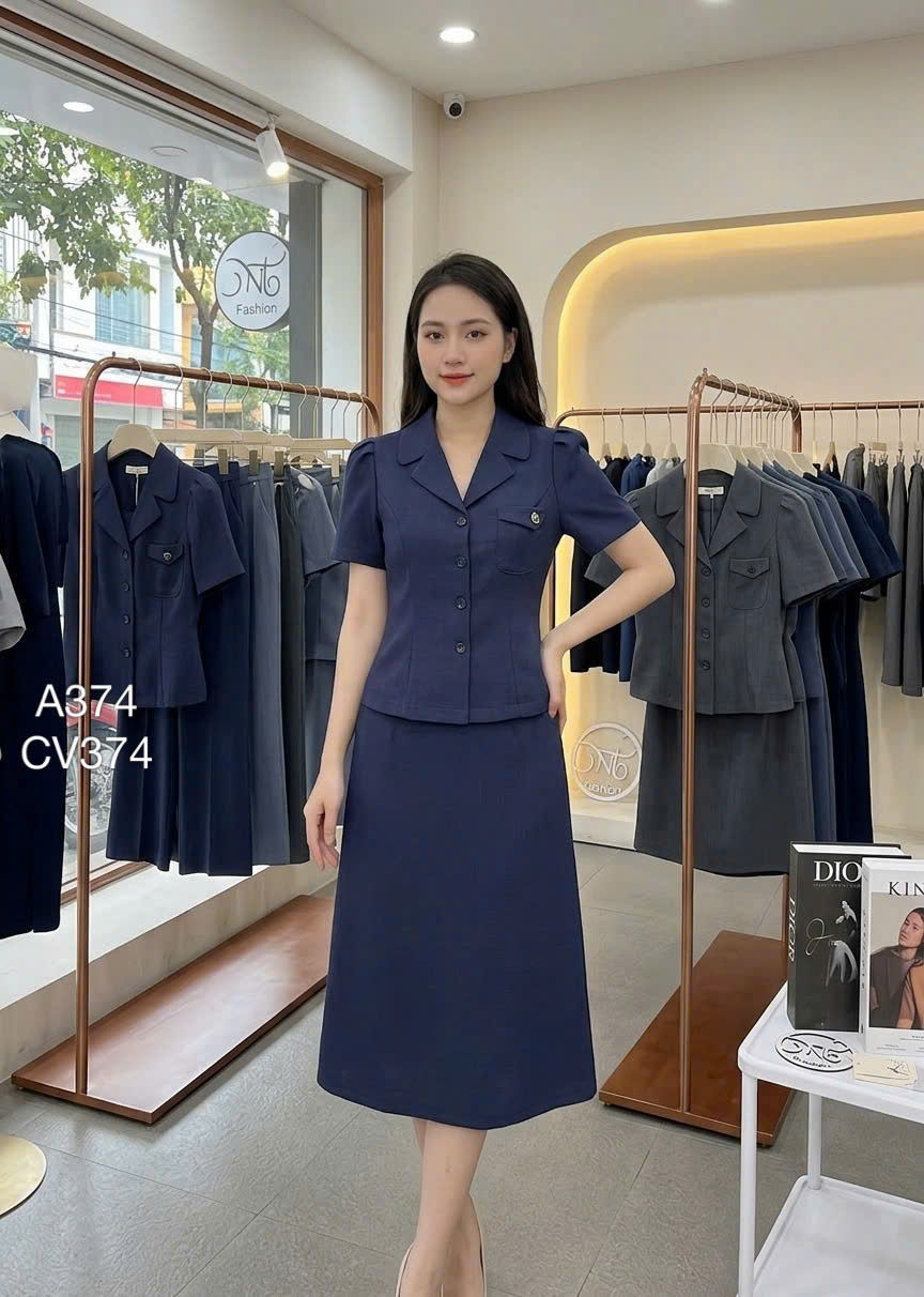 A374 áo kí giả túi ngực