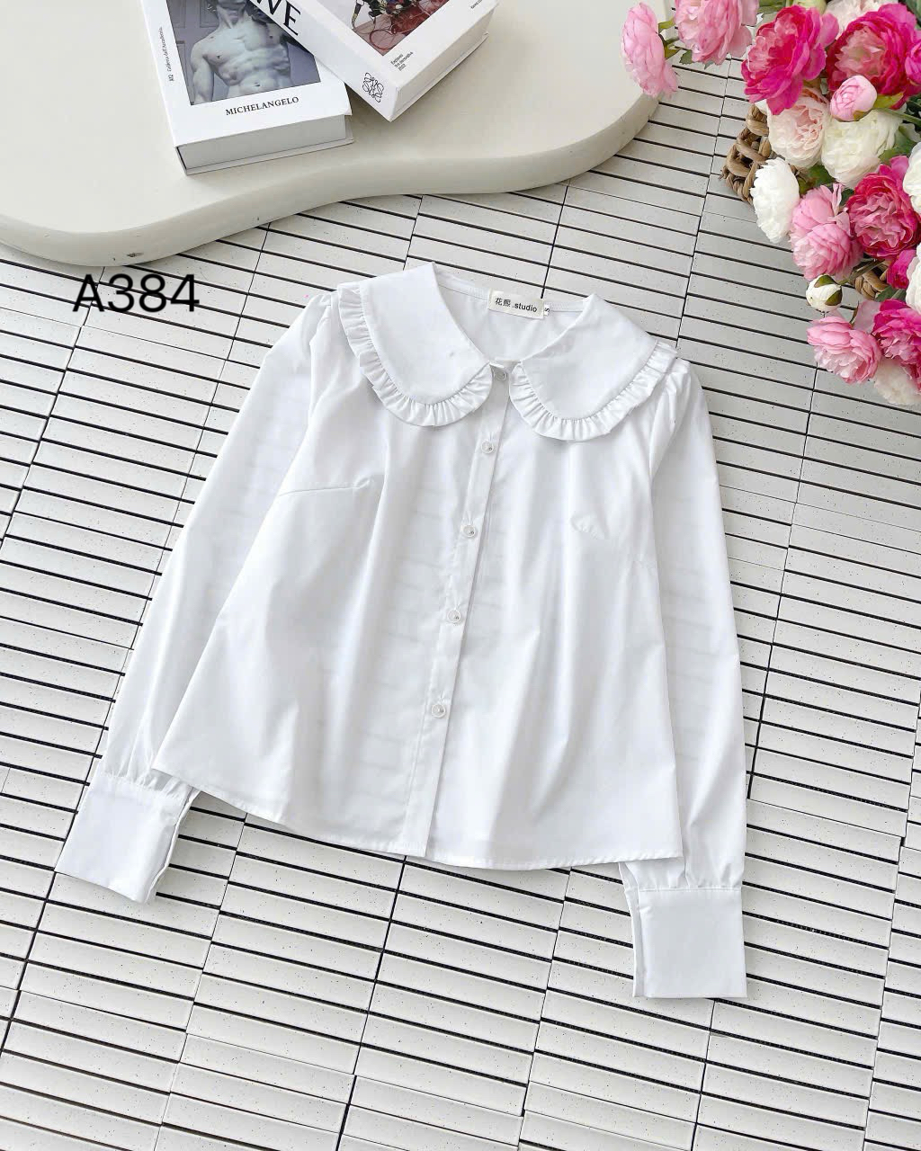 A384 Áo sơ mi cổ bèo