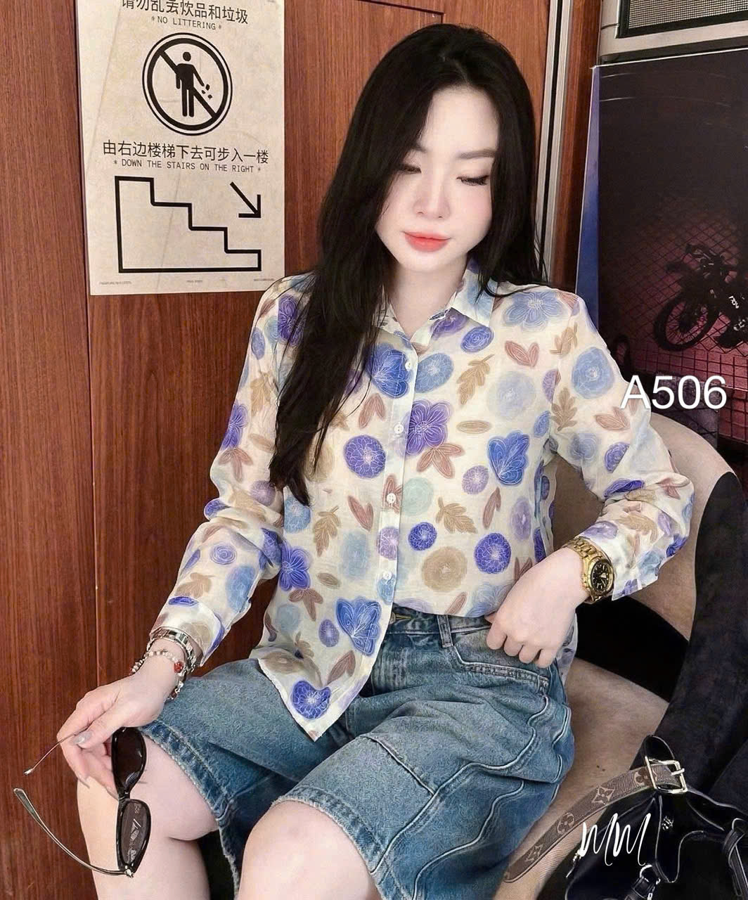 A506 áo họa tiết cổ đức