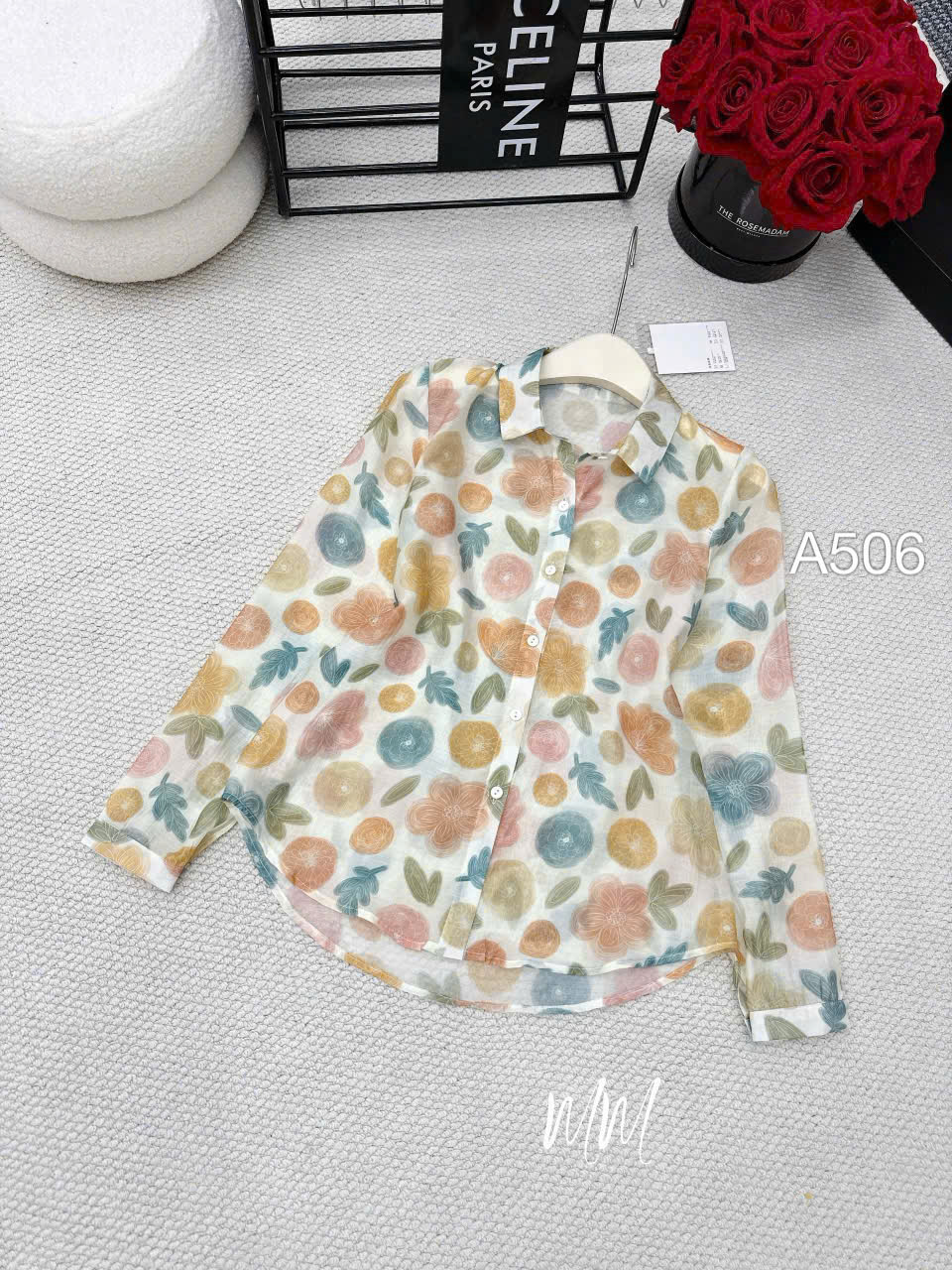 A506 áo họa tiết cổ đức