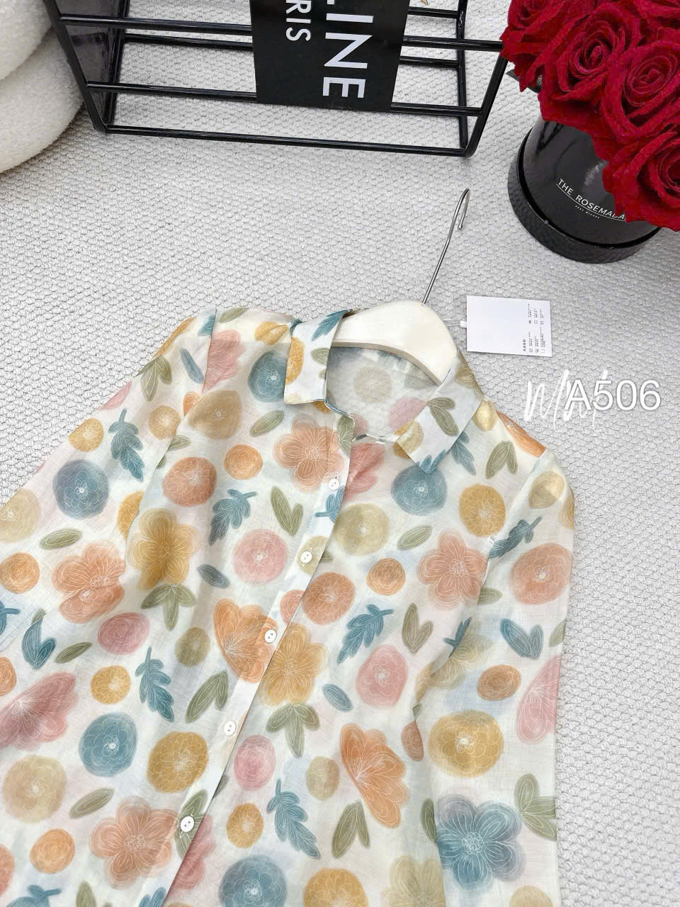 A506 áo họa tiết cổ đức