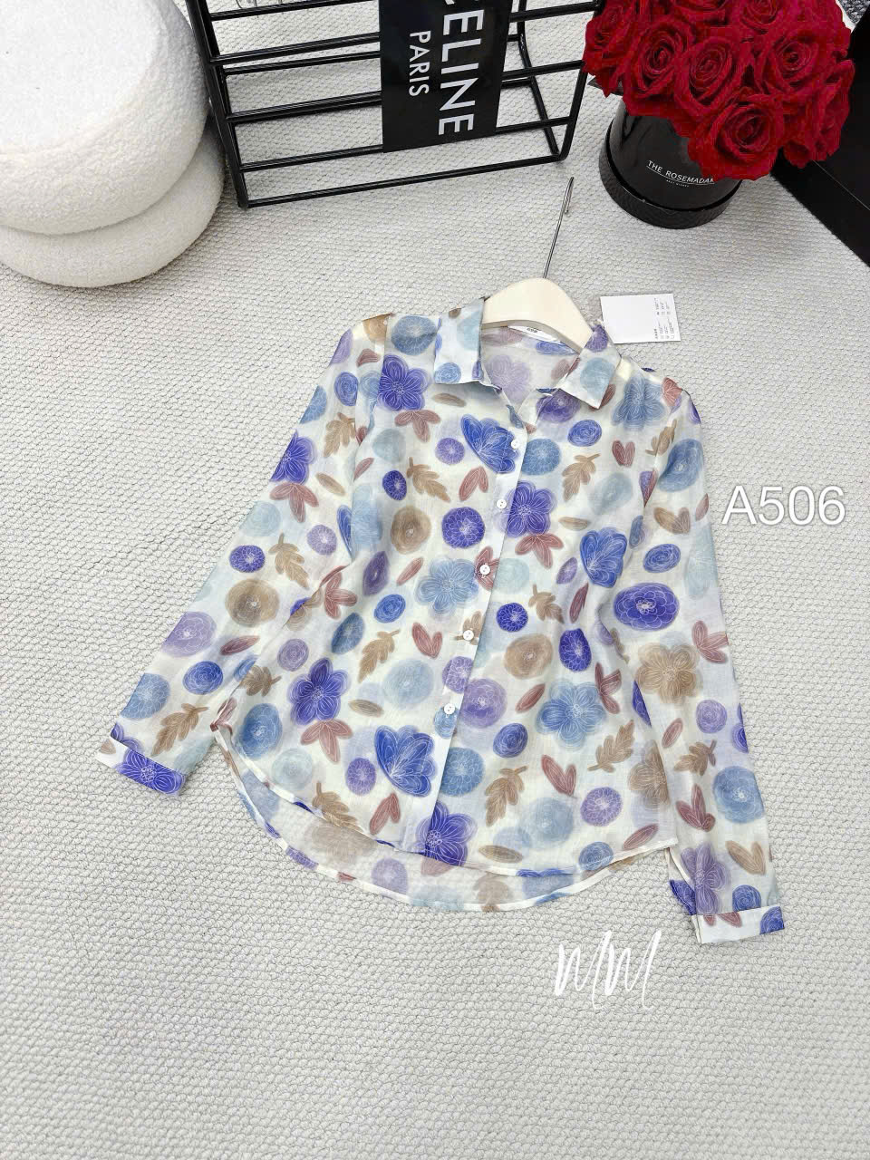 A506 áo họa tiết cổ đức