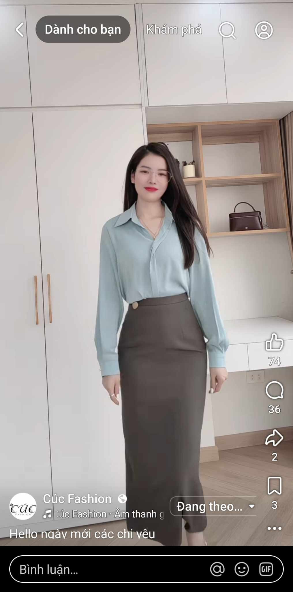 A511 Áo sơ mi lụa kèm dây chuyền