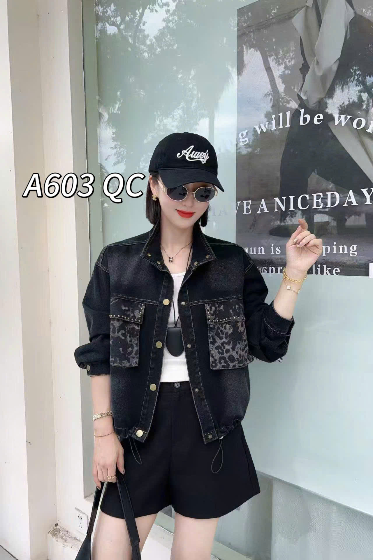 A603 QC Áo khoác bò QC