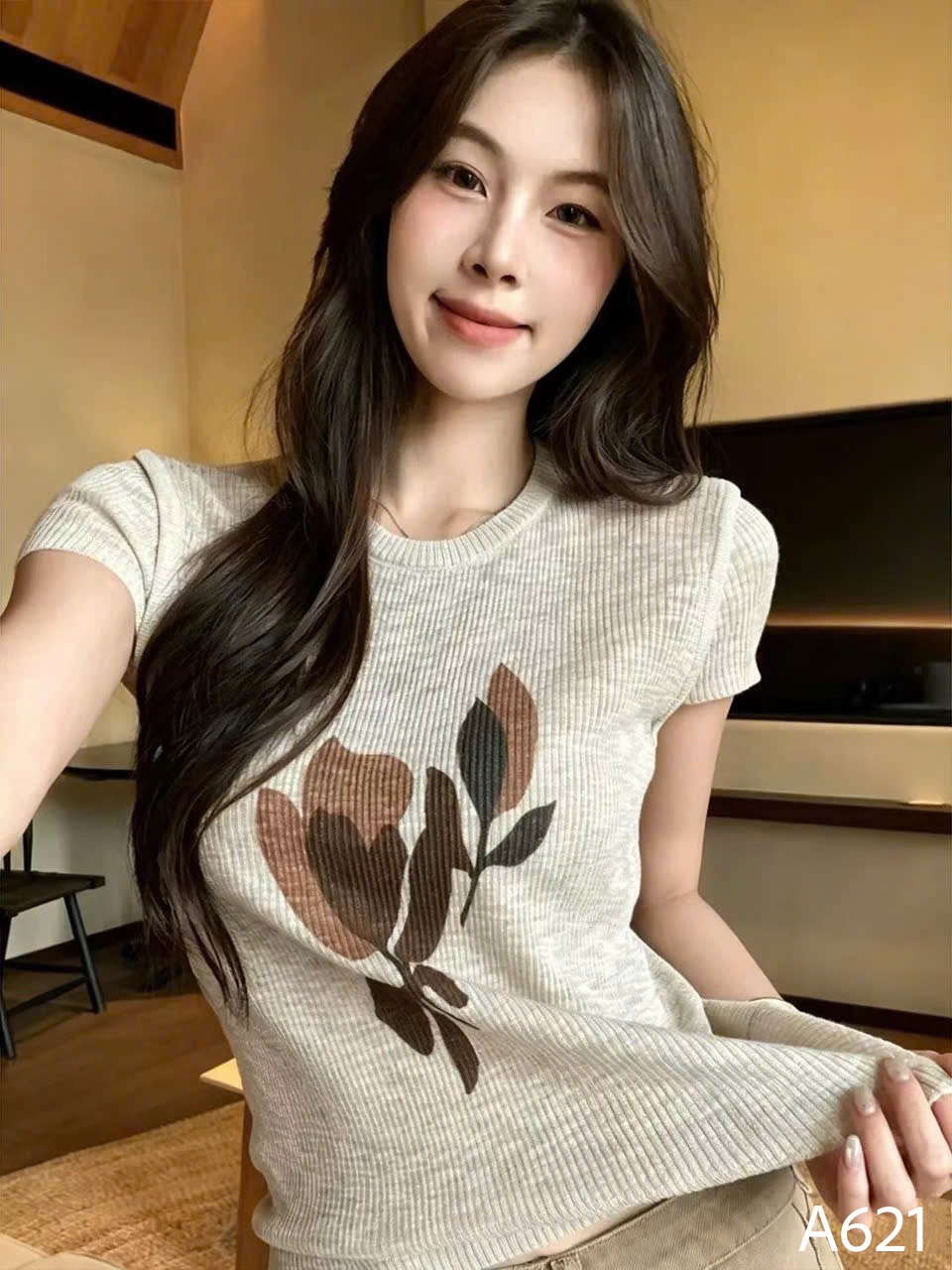 A621 Áo len mongtoghi hoa