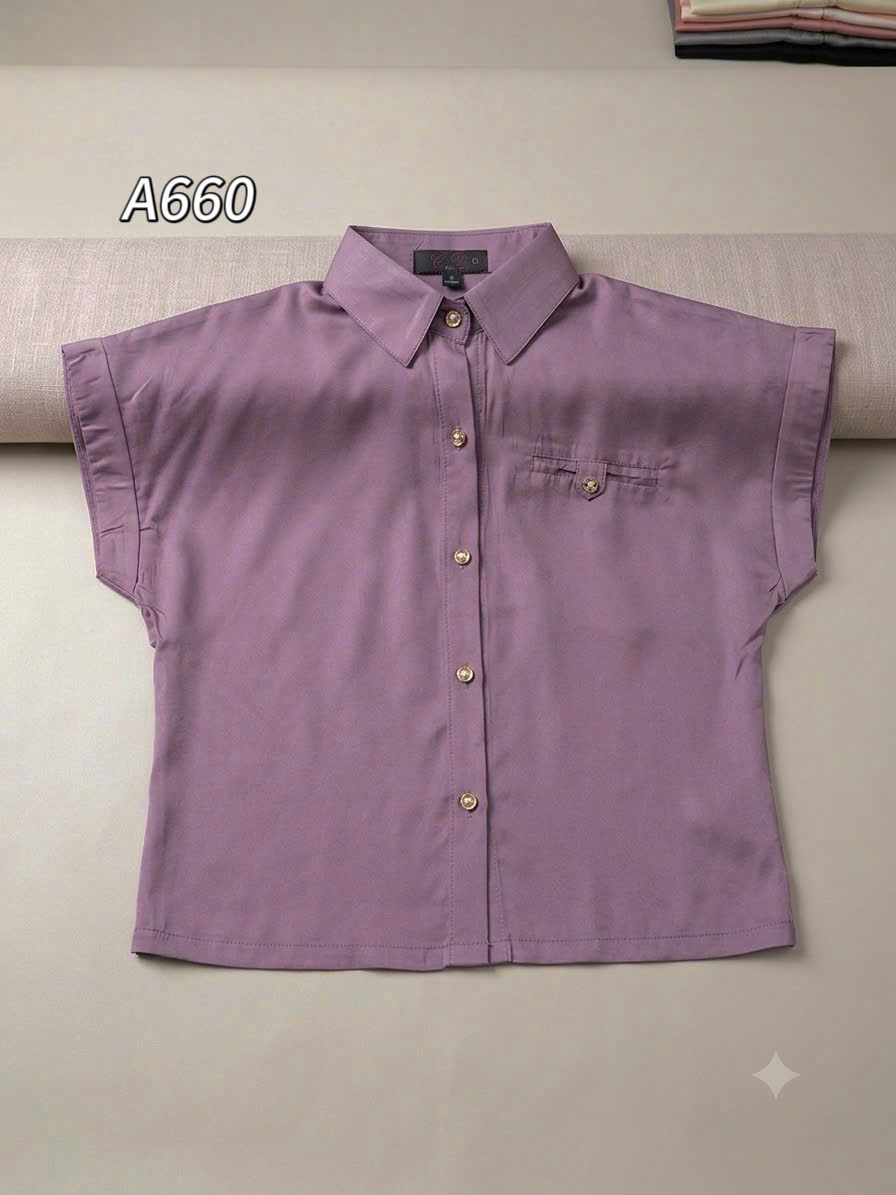 A660 Áo sơ mi túi cơi