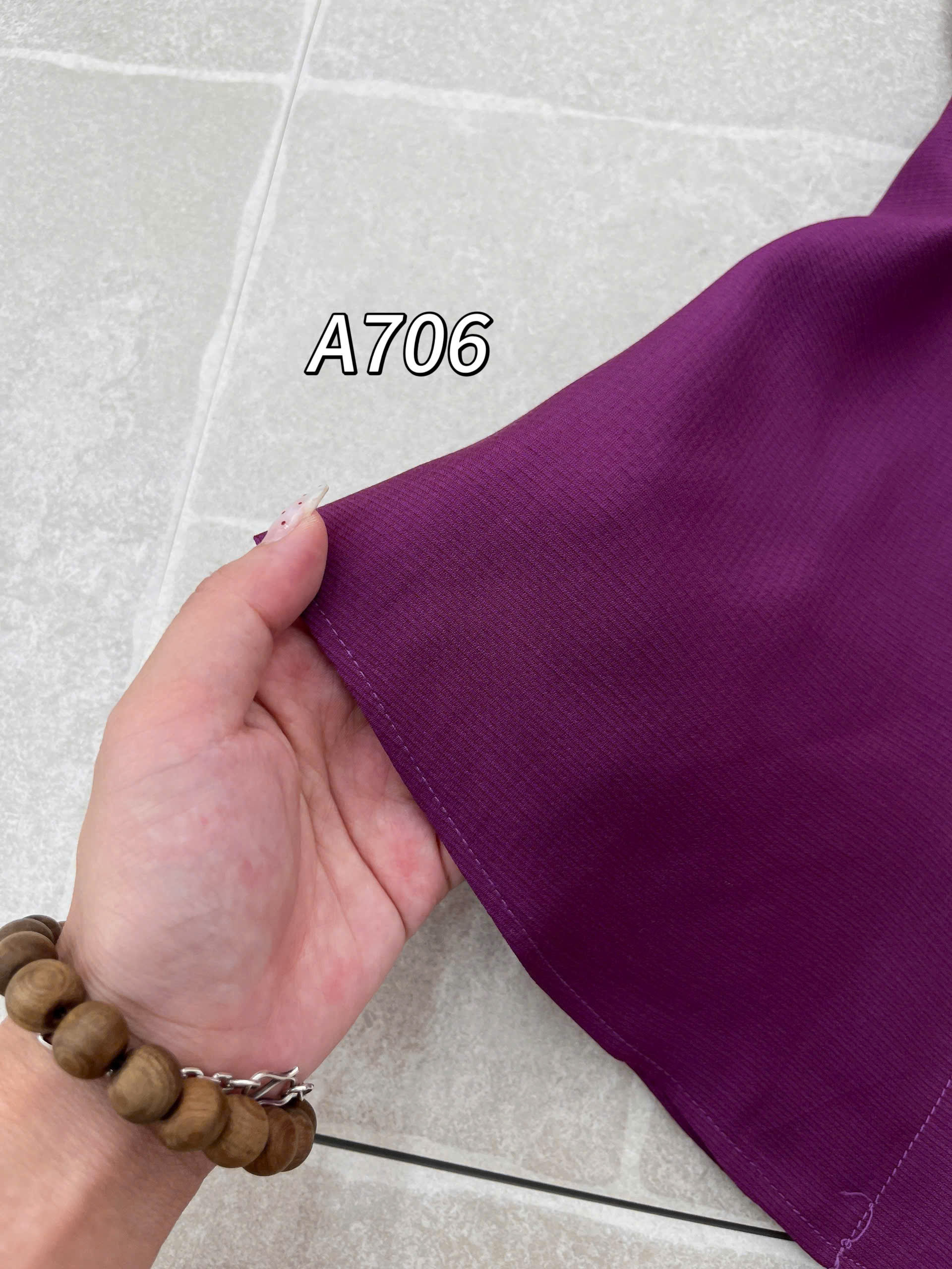 A706 Áo sơ mi cộc tay cúc hoa