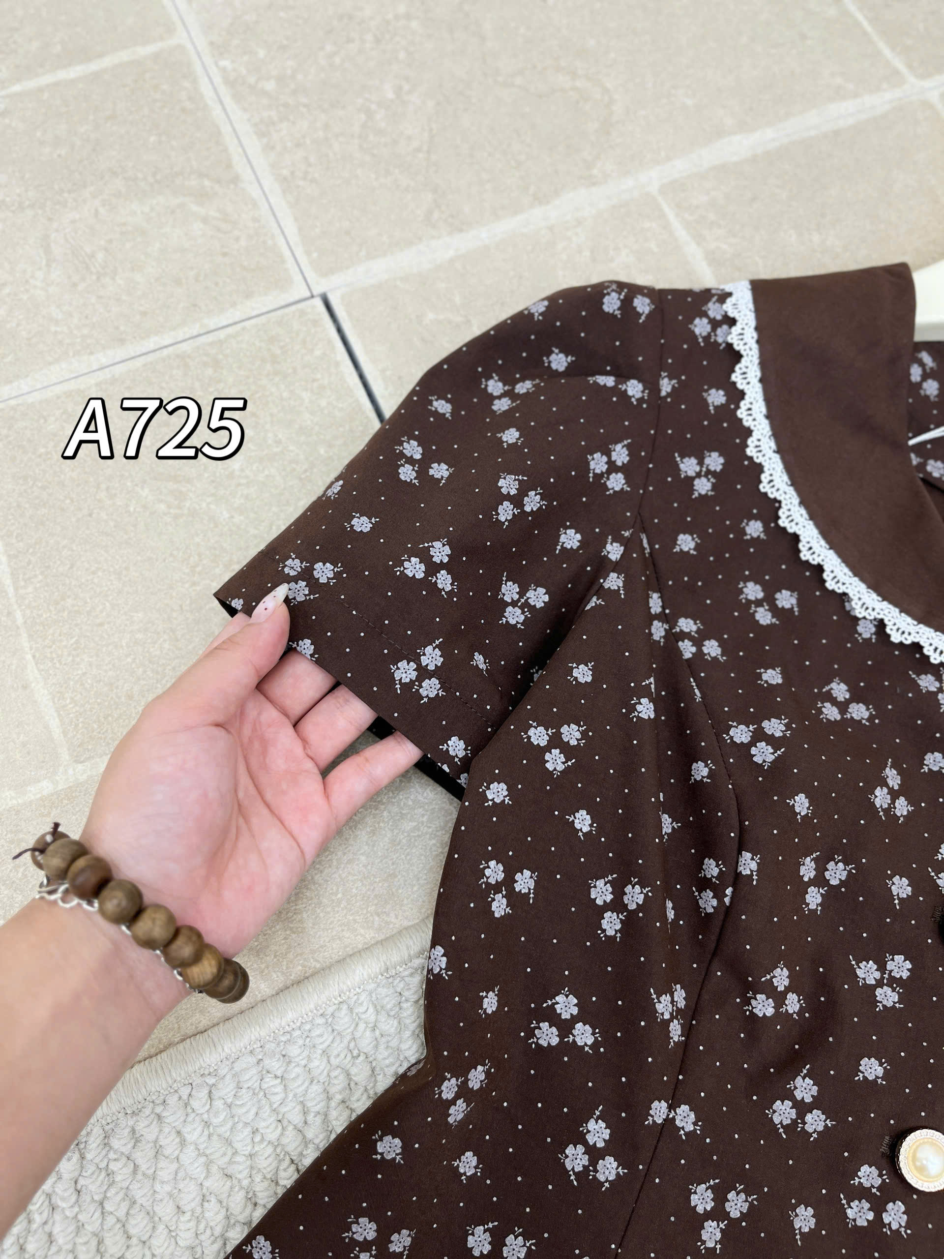 A725 áo kí giả hoa nhí