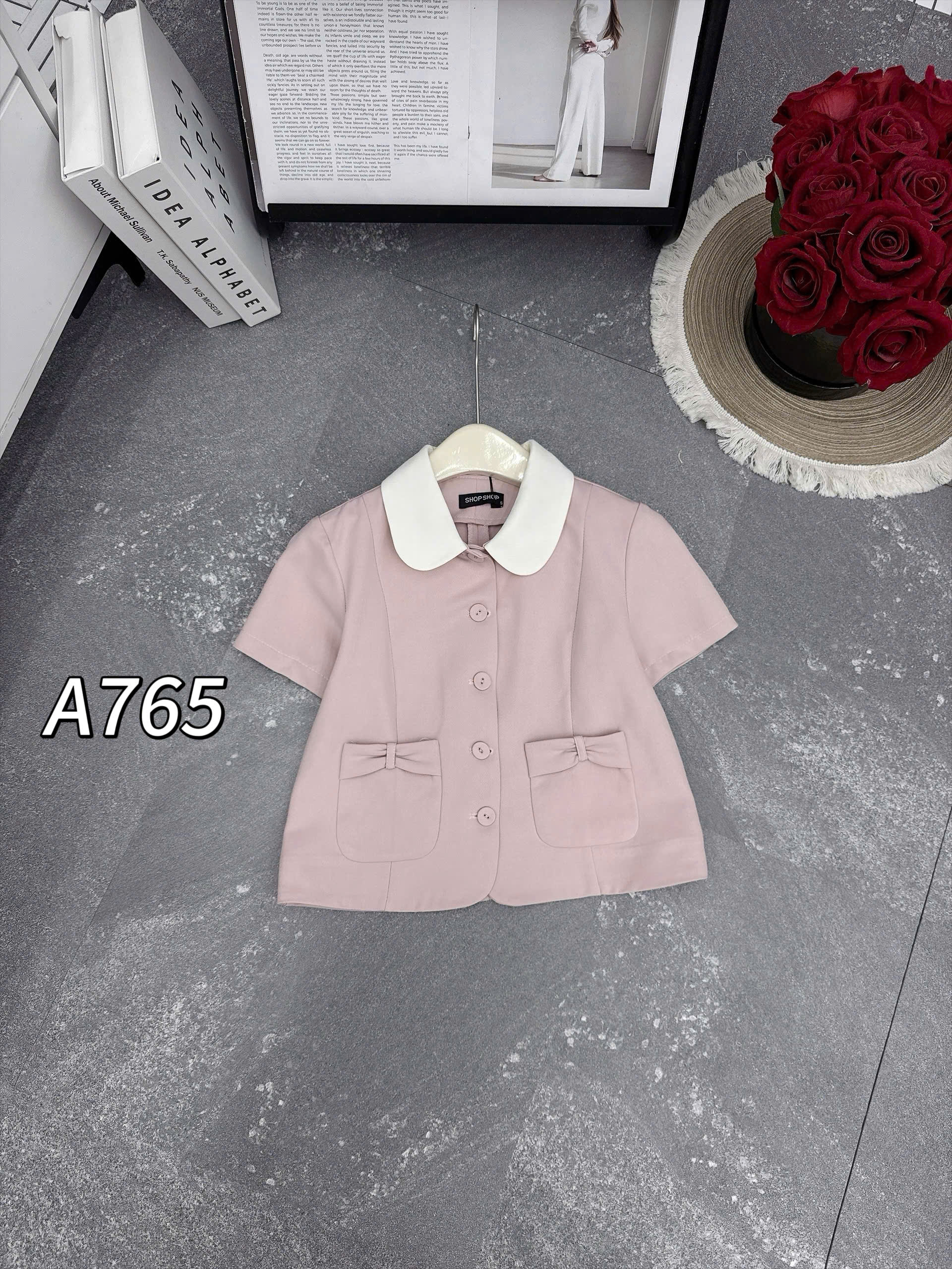 A765 áo kí giả túi nơ